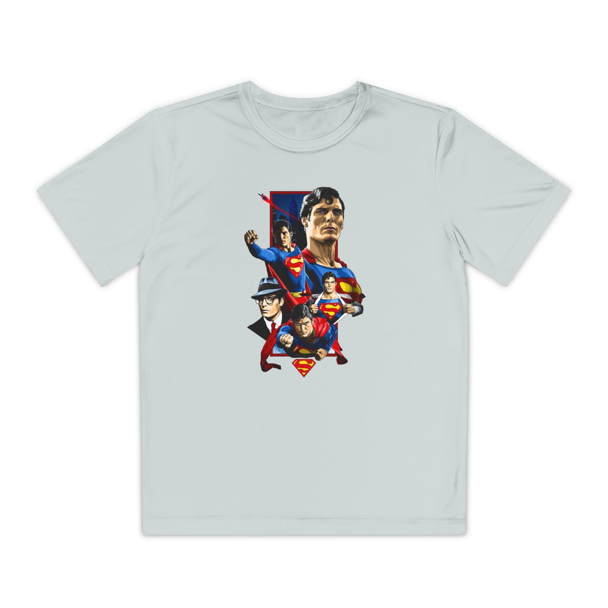 Superman Youth T-Shirt Sports Graphic Tee, Cool Athletic Shirt for Kids, Perfect for Sports Events, Team Spirit