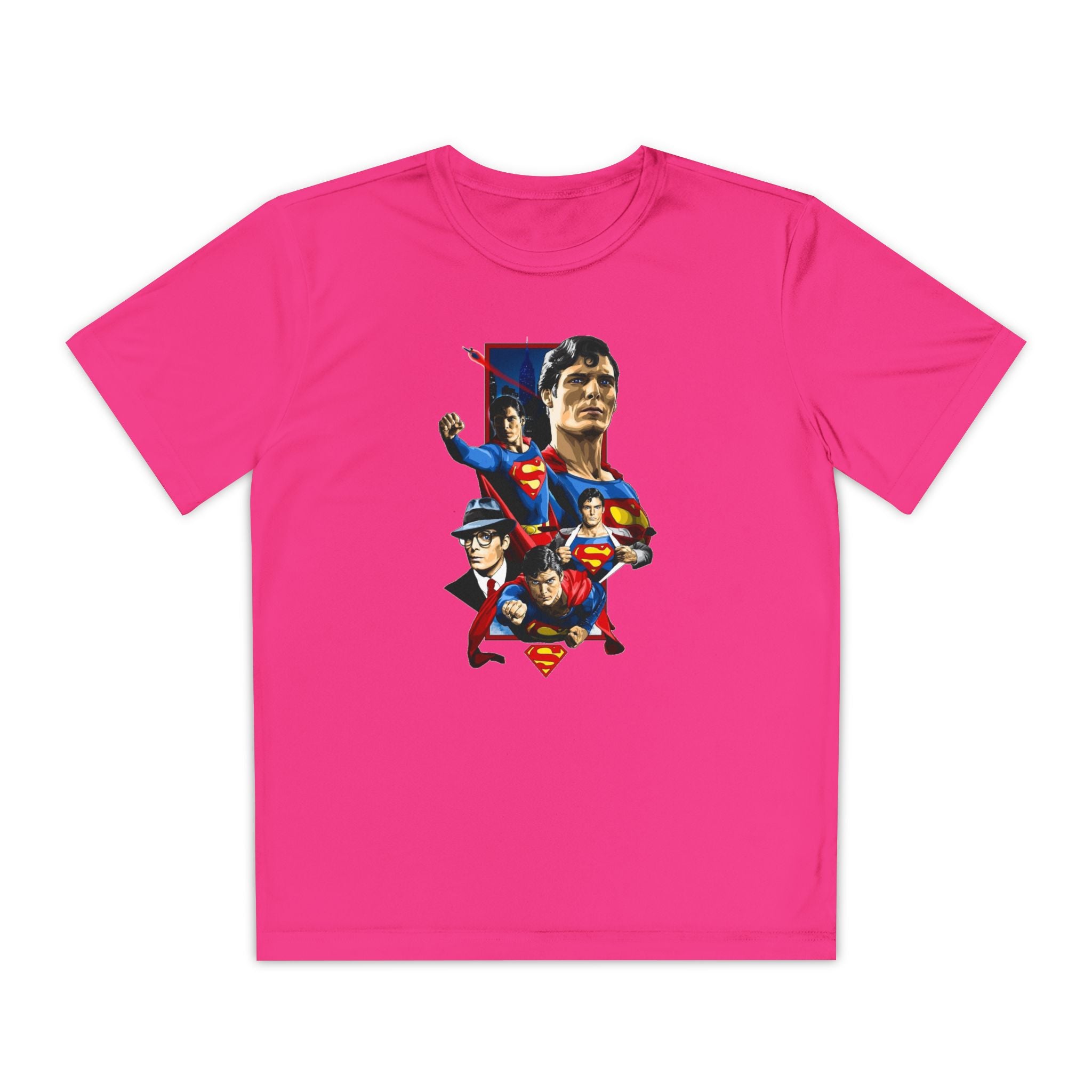 Superman Youth T-Shirt Sports Graphic Tee, Cool Athletic Shirt for Kids, Perfect for Sports Events, Team Spirit
