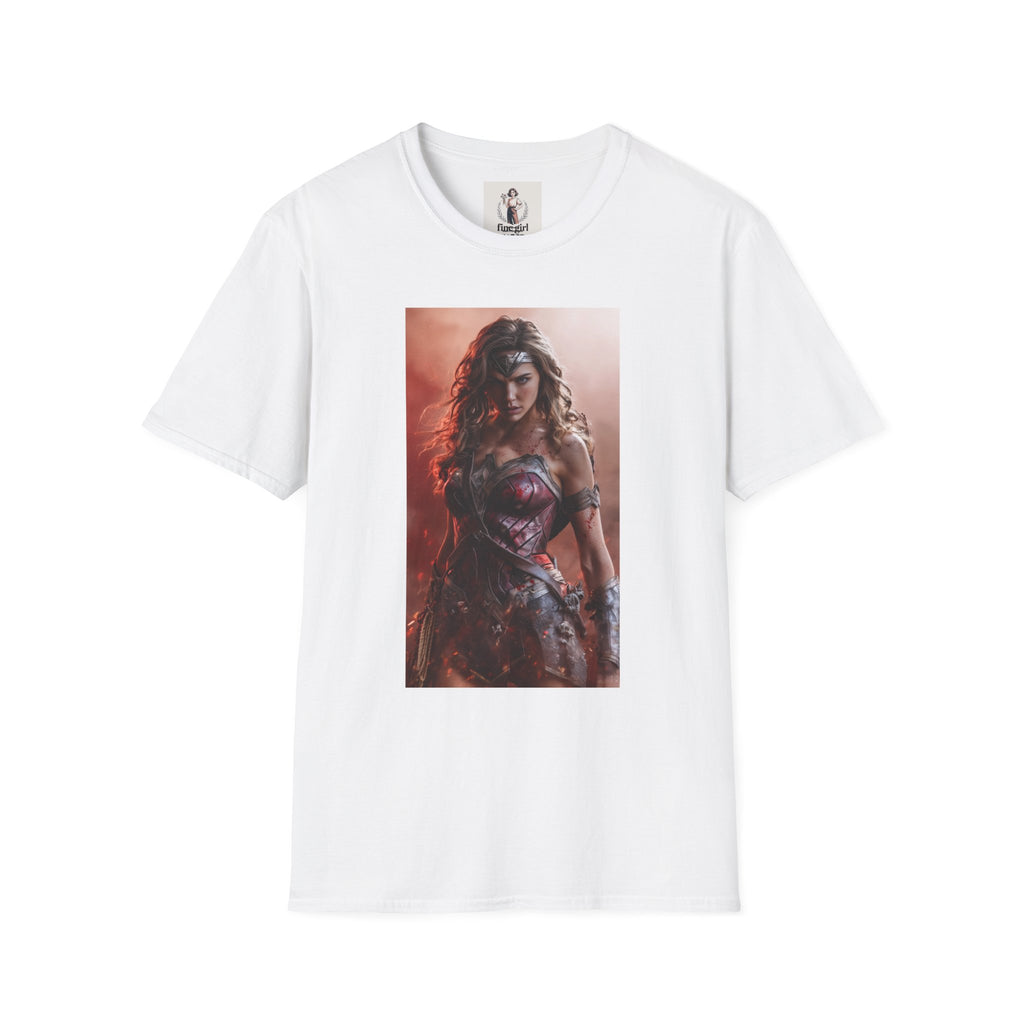 Wonder Woman Marvel Unisex Softstyle T-Shirt, Comic Book Tee, Geeky Clothing, Cosplay Costume Top