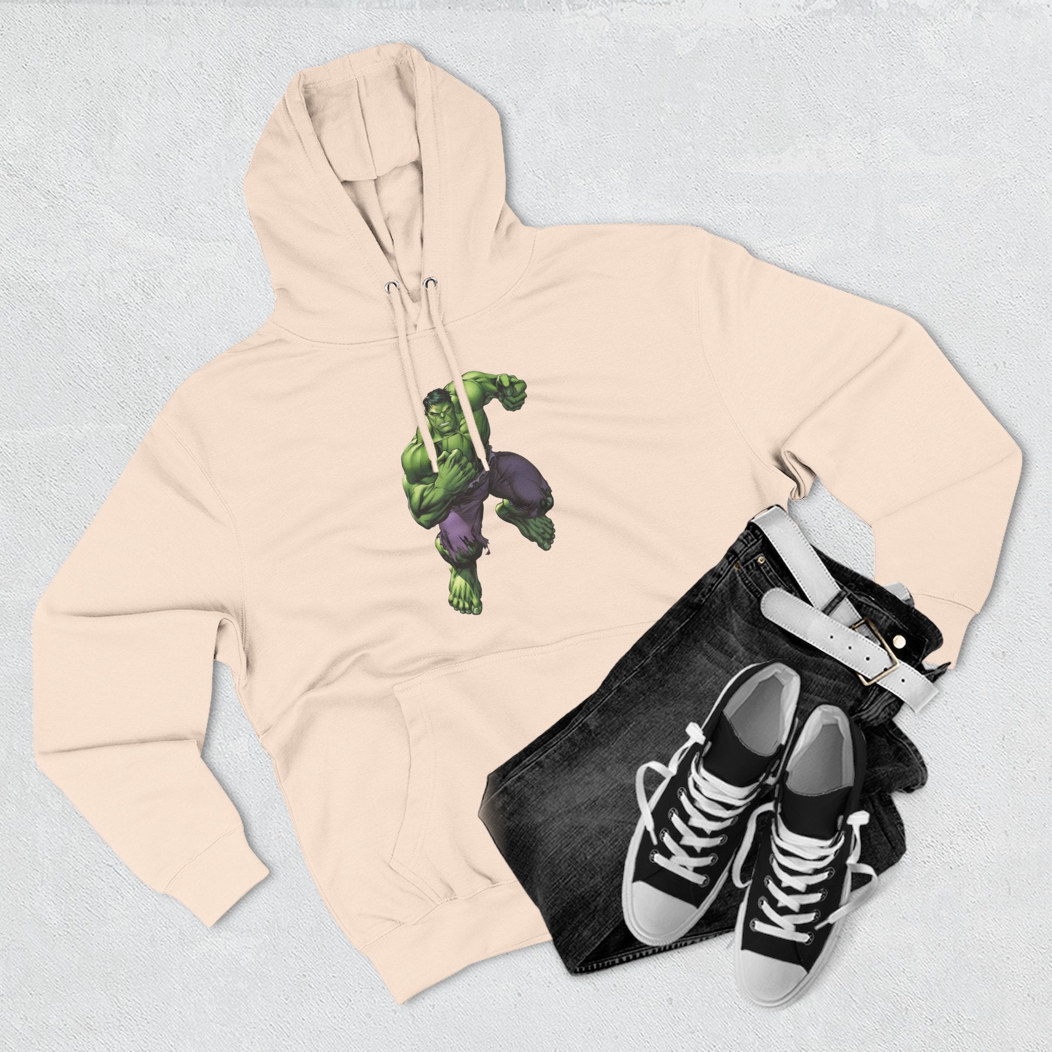 The Incredible Hulk Three-Panel Fleece Hoodie