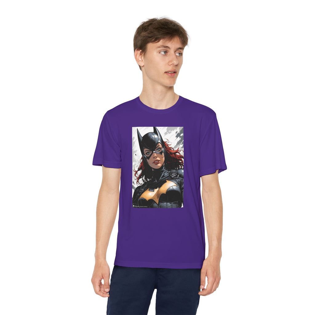 Superhero Youth T-Shirt Sports Graphic Tee, Cool Athletic Shirt for Kids