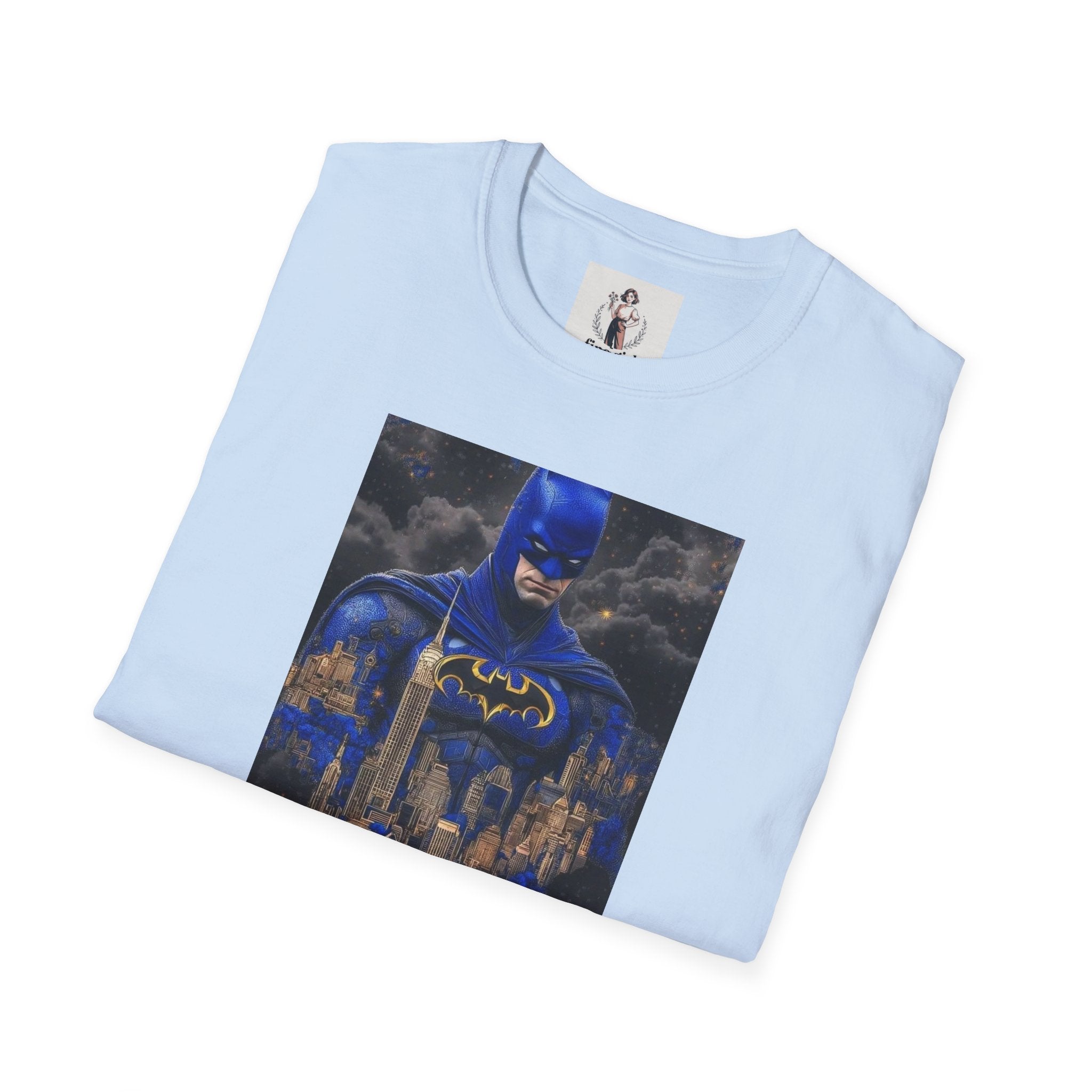Batman Marvel Unisex Softstyle T-Shirt, Comic Book Tee, Geeky Clothing, Cosplay Costume Top