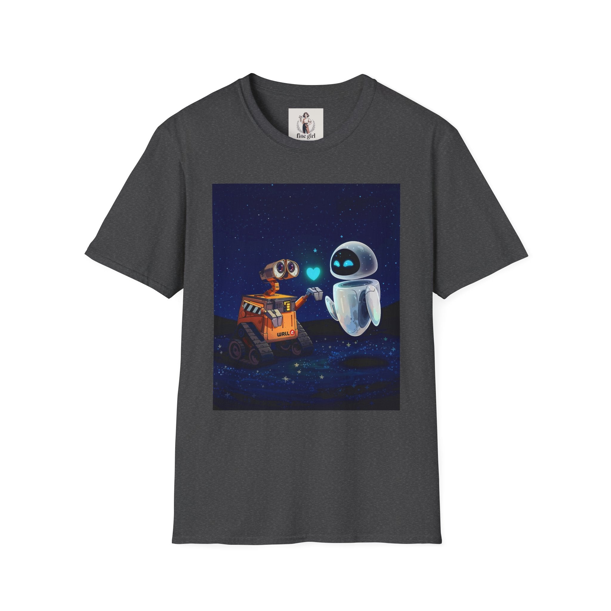 Wall-E Pixar Animation Unisex T-Shirt, Walt Disney Tee, Movie Lover Gift, Graphic Novelty Shirt, Cartoon Character Apparel