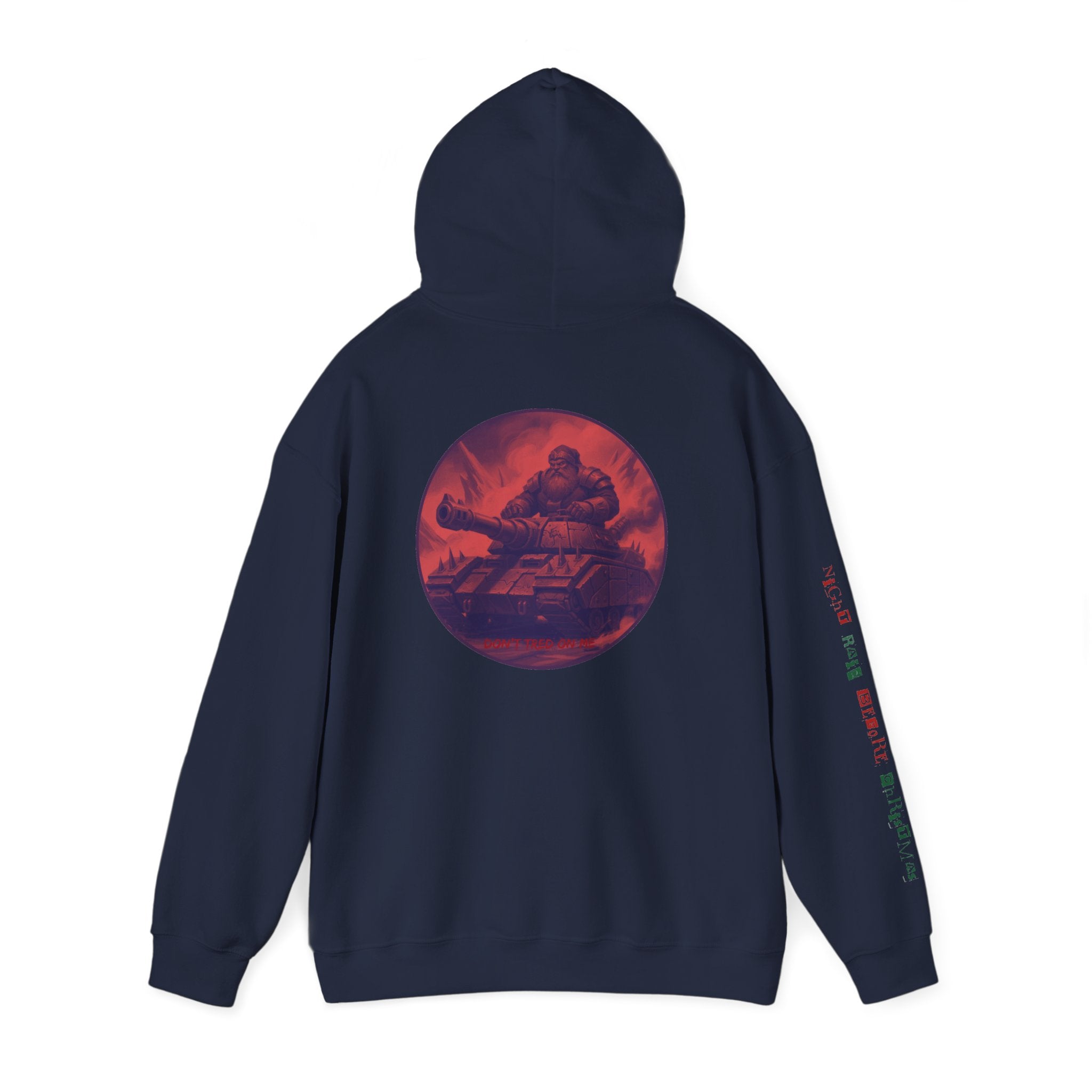 Santa Claus On A Tank Christmas Patriotic Hoodie Rebel Spirit Unisex Hoodie