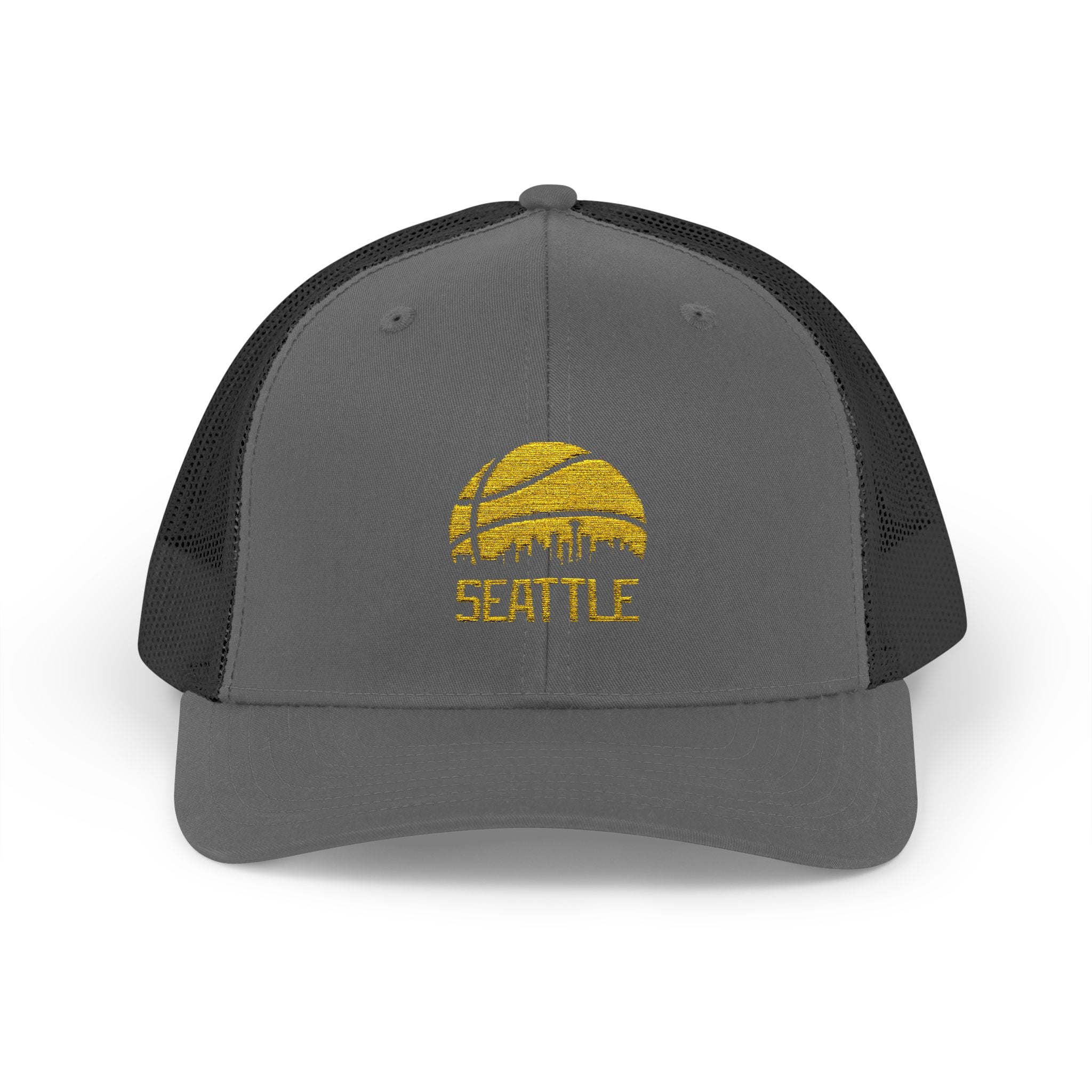 Seattle Supersonics Snapback Trucker Cap with Thin Red Line Design, Ideal for First Responders, Supportive Gifts, Memorials, Everyday Wear