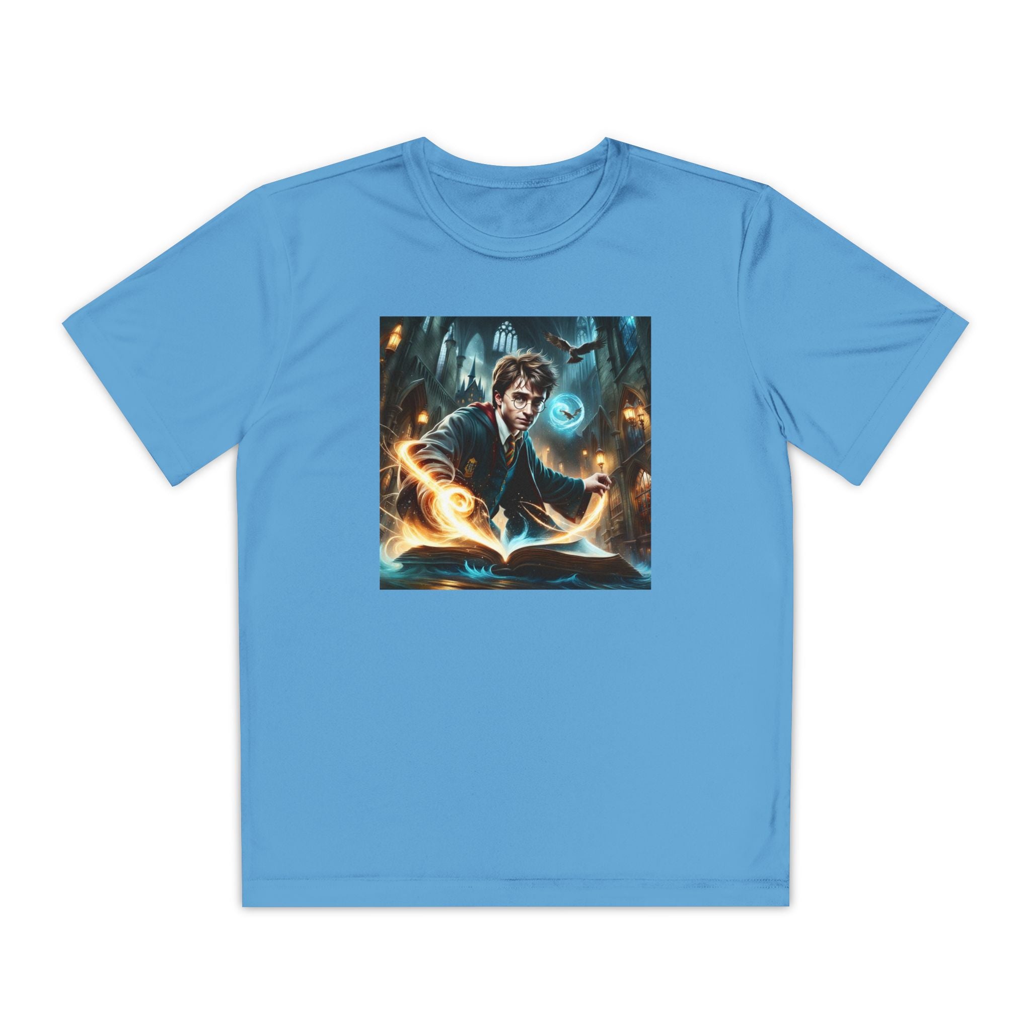 Youth Competitor Tee - Harry Potter, Wizard School Shirt, Magical Kids Top, Hogwarts Fan Gift, Sorcerer's Stone T-Shirt