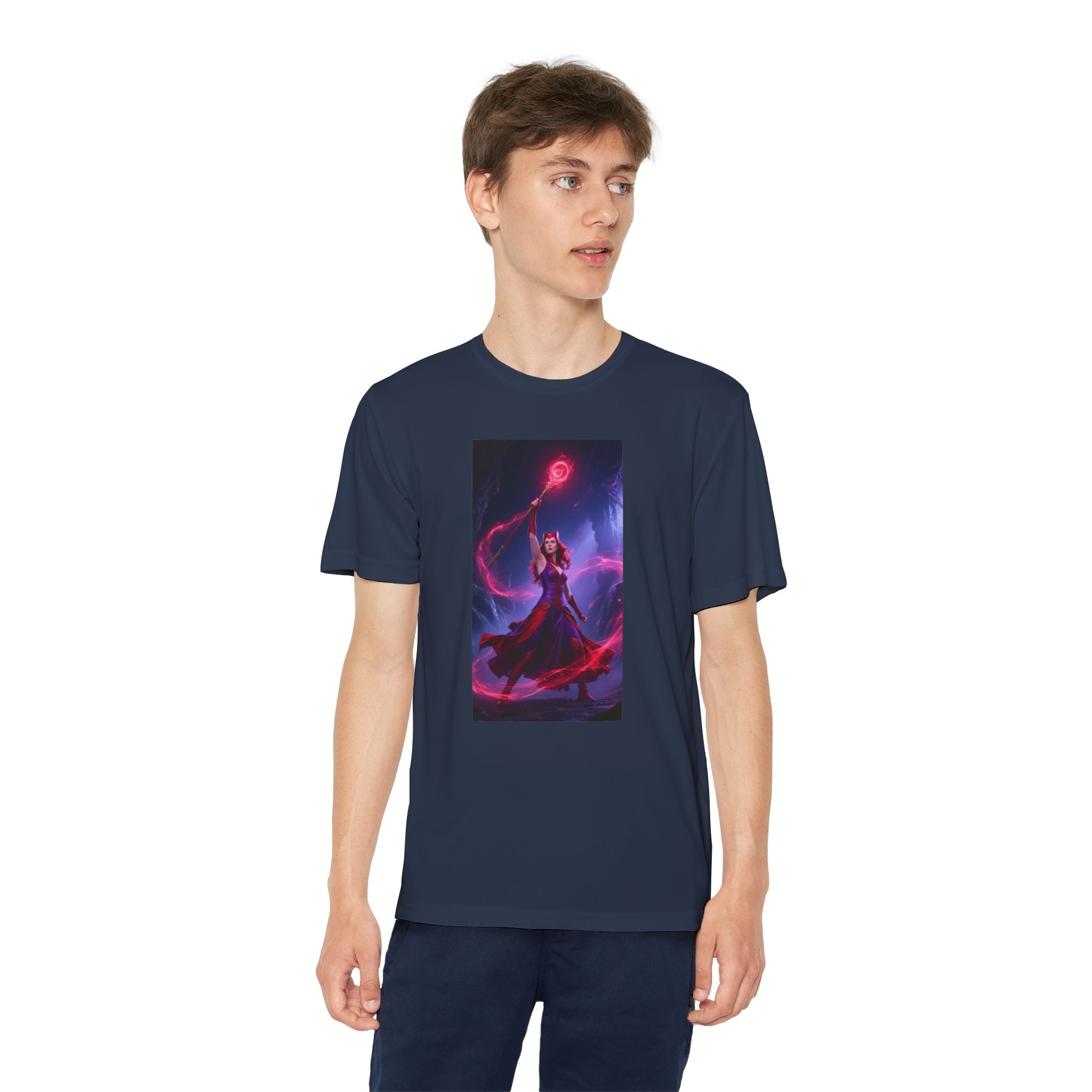 Superhero Youth T-Shirt Sports Graphic Tee, Cool Athletic Shirt for Kids