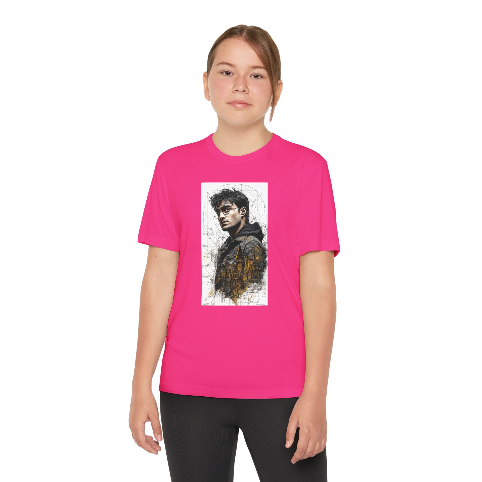 Youth Competitor Tee - Harry Potter, Wizard School Shirt, Magical Kids Top, Hogwarts Fan Gift, Sorcerer's Stone T-Shirt