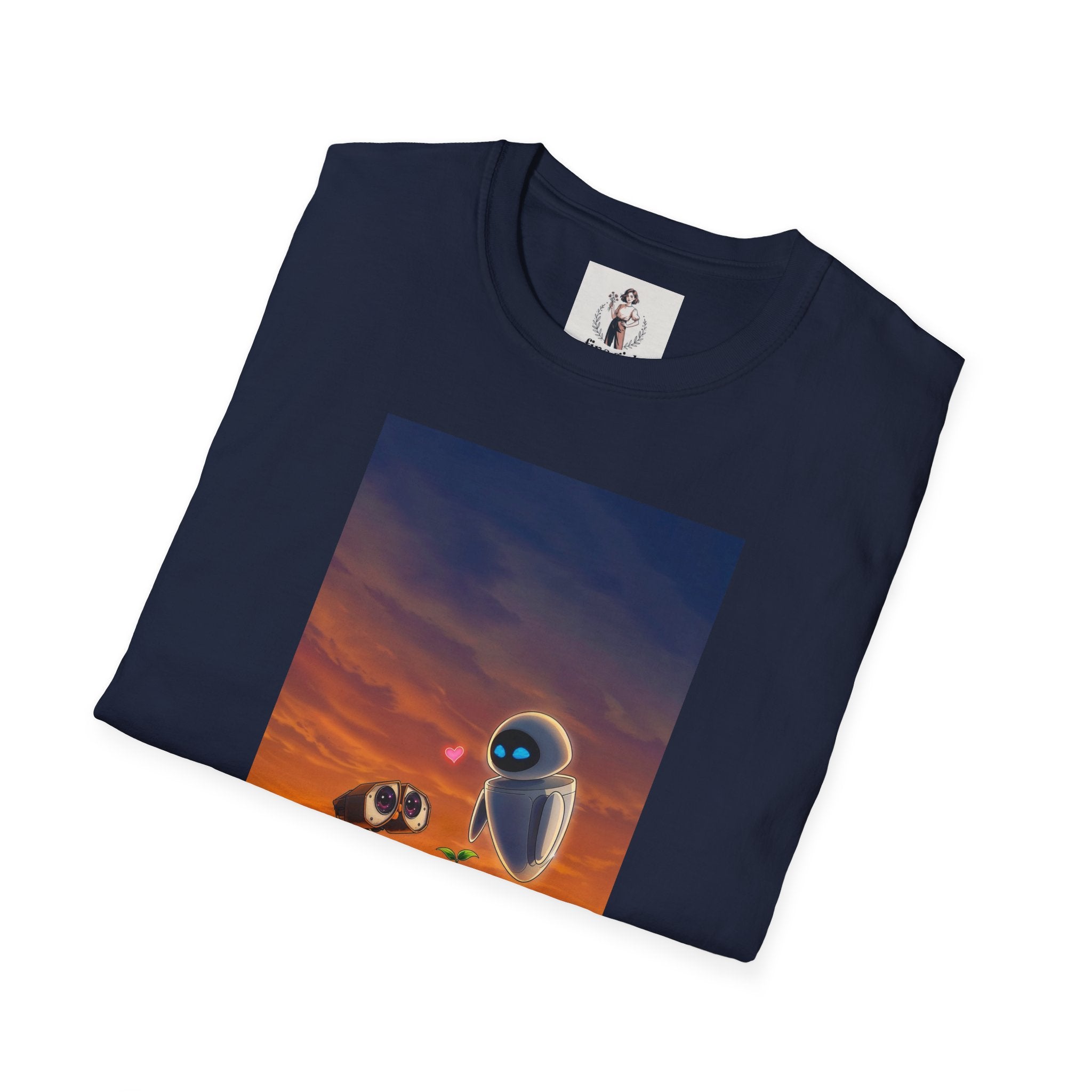 Wall-E Pixar Animation Unisex T-Shirt, Walt Disney Tee, Movie Lover Gift, Graphic Novelty Shirt, Cartoon Character Apparel