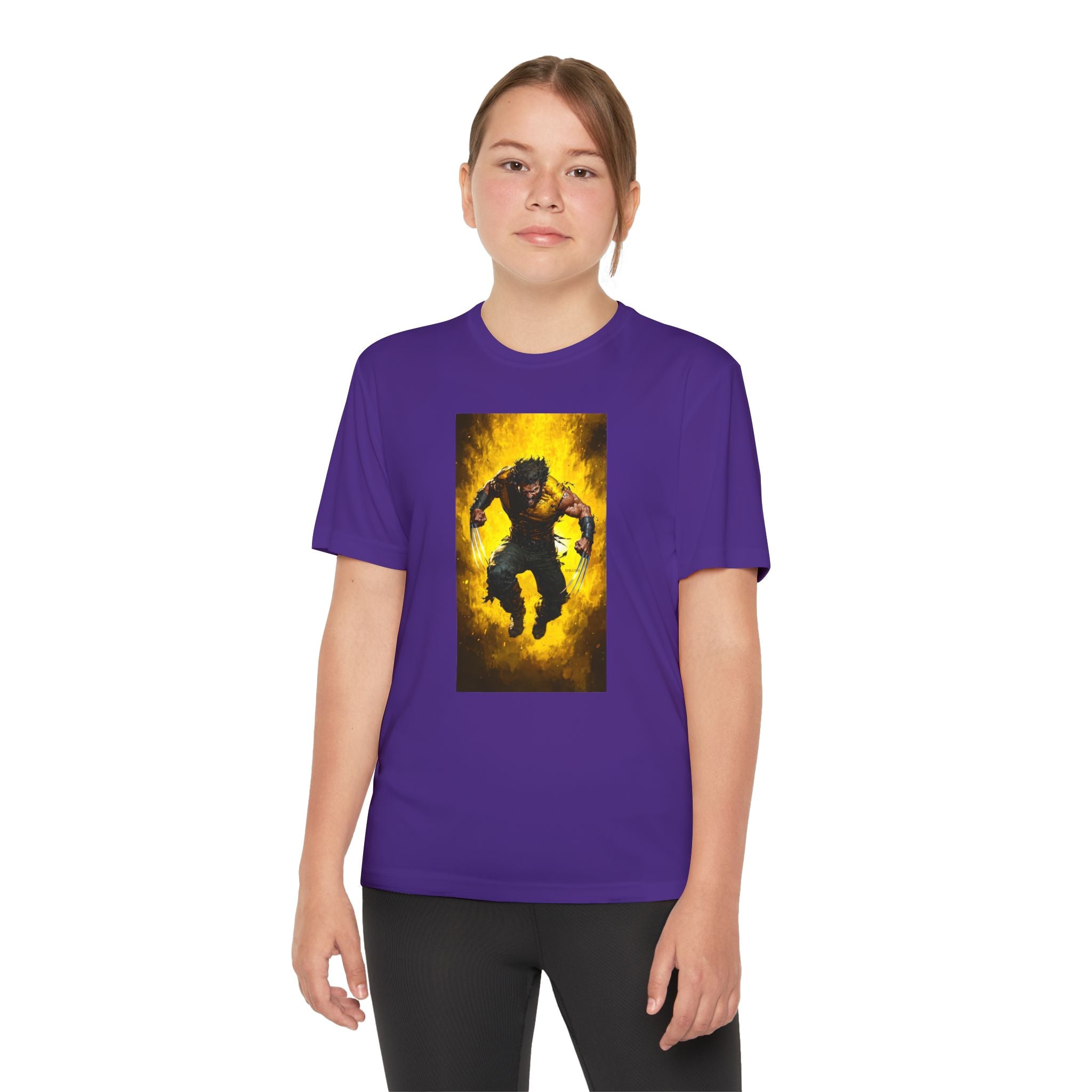 Wolverine Superhero Marvel Patriotic, Kids Graphic T-Shirt, Boys Hero Top, Girls Comic Book Clothing, Birthday
