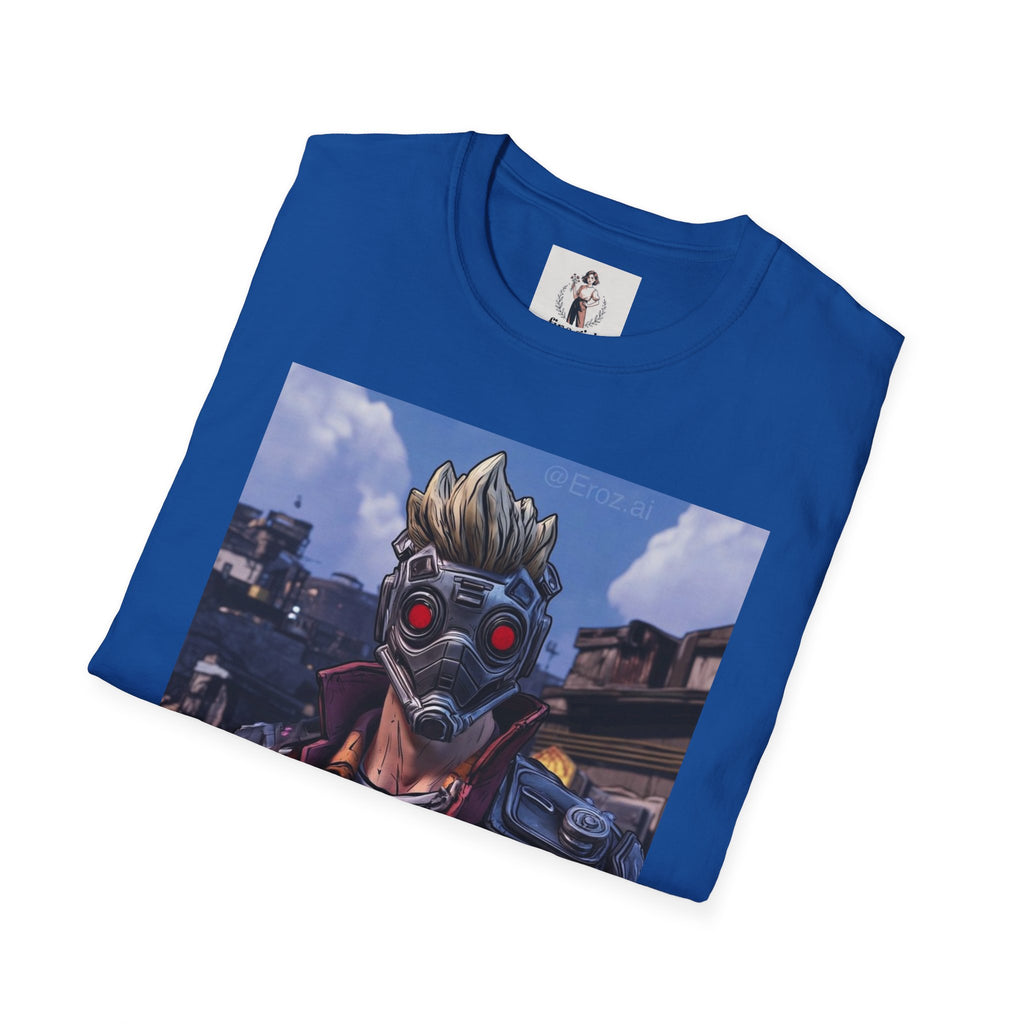 Star-Lord Superhero Marvel Unisex Softstyle T-Shirt, Comic Book Tee, Geeky Clothing, Cosplay Costume Top