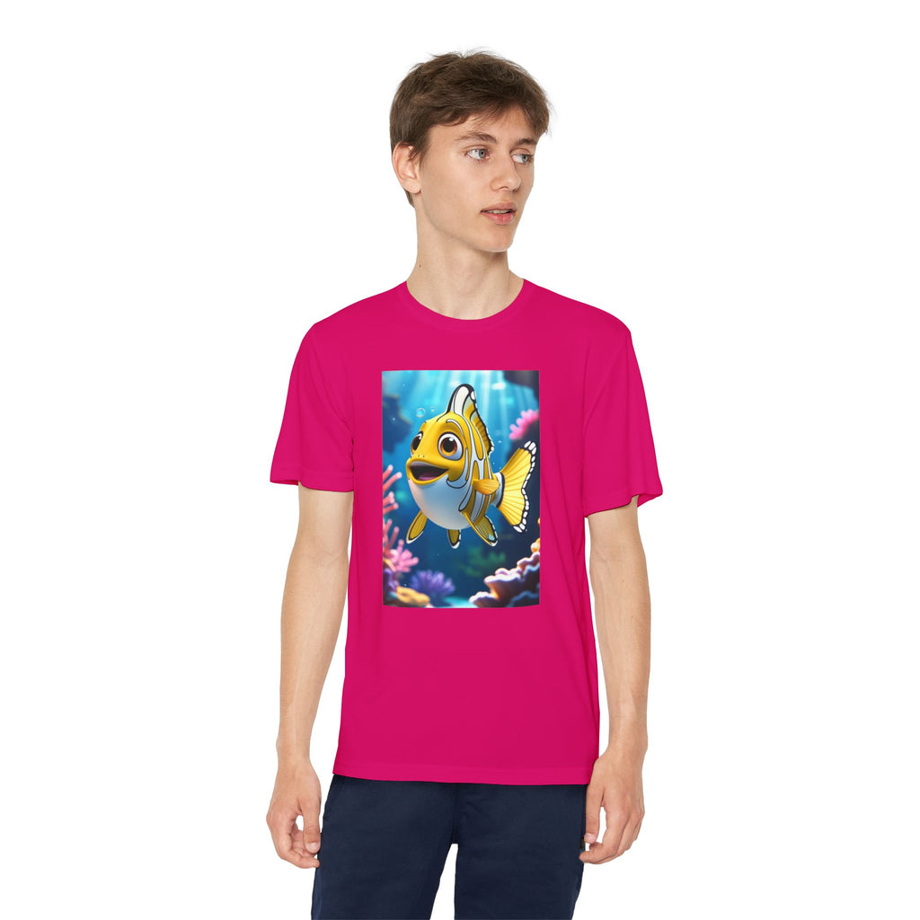Nemo Fish Ocean Youth T-Shirt - Underwater Kids Tee, Finding Nemo Shirt, Beach Vacation Clothing, Ocean Lover Gift, Fish Theme Top