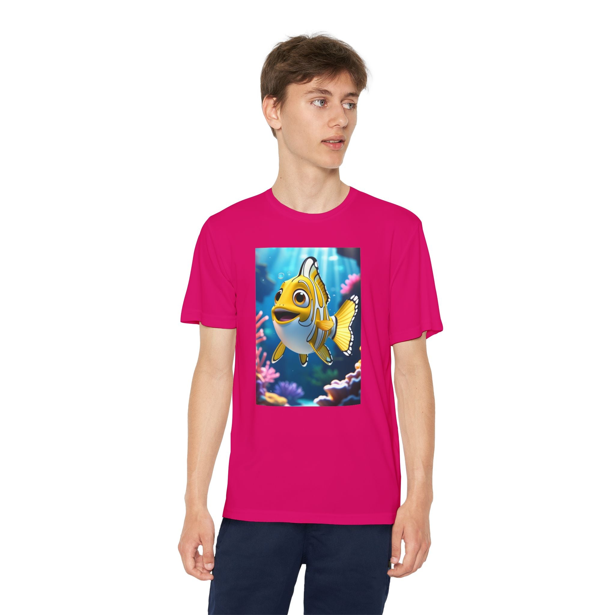 Nemo Fish Ocean Youth T-Shirt - Underwater Kids Tee, Finding Nemo Shirt, Beach Vacation Clothing, Ocean Lover Gift, Fish Theme Top