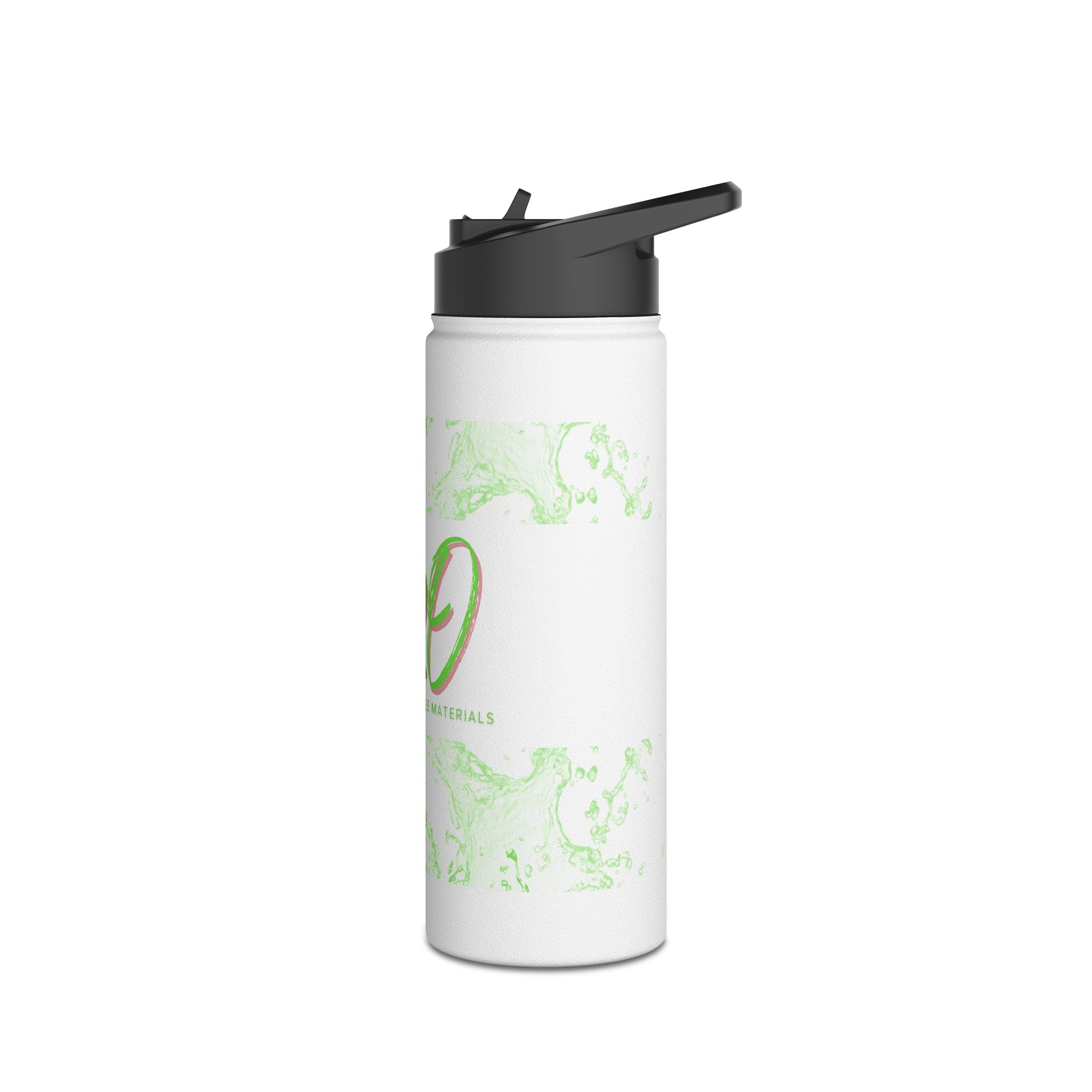 H2O Stainless Steel Water Bottle, Eco-Friendly Hydration for Travel, Sports, Yoga, Gifts, Outdoor Adventures