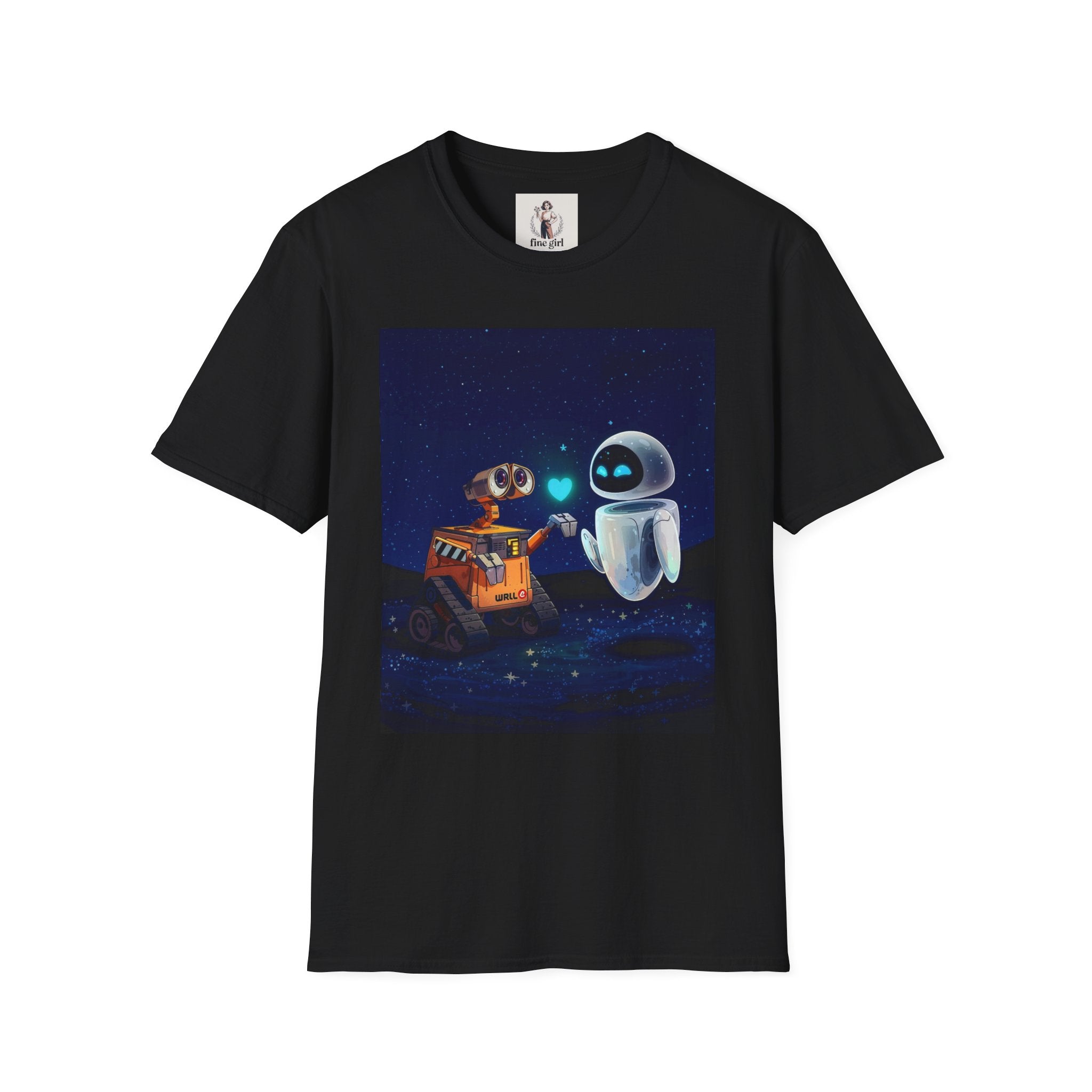 Wall-E Pixar Animation Unisex T-Shirt, Walt Disney Tee, Movie Lover Gift, Graphic Novelty Shirt, Cartoon Character Apparel
