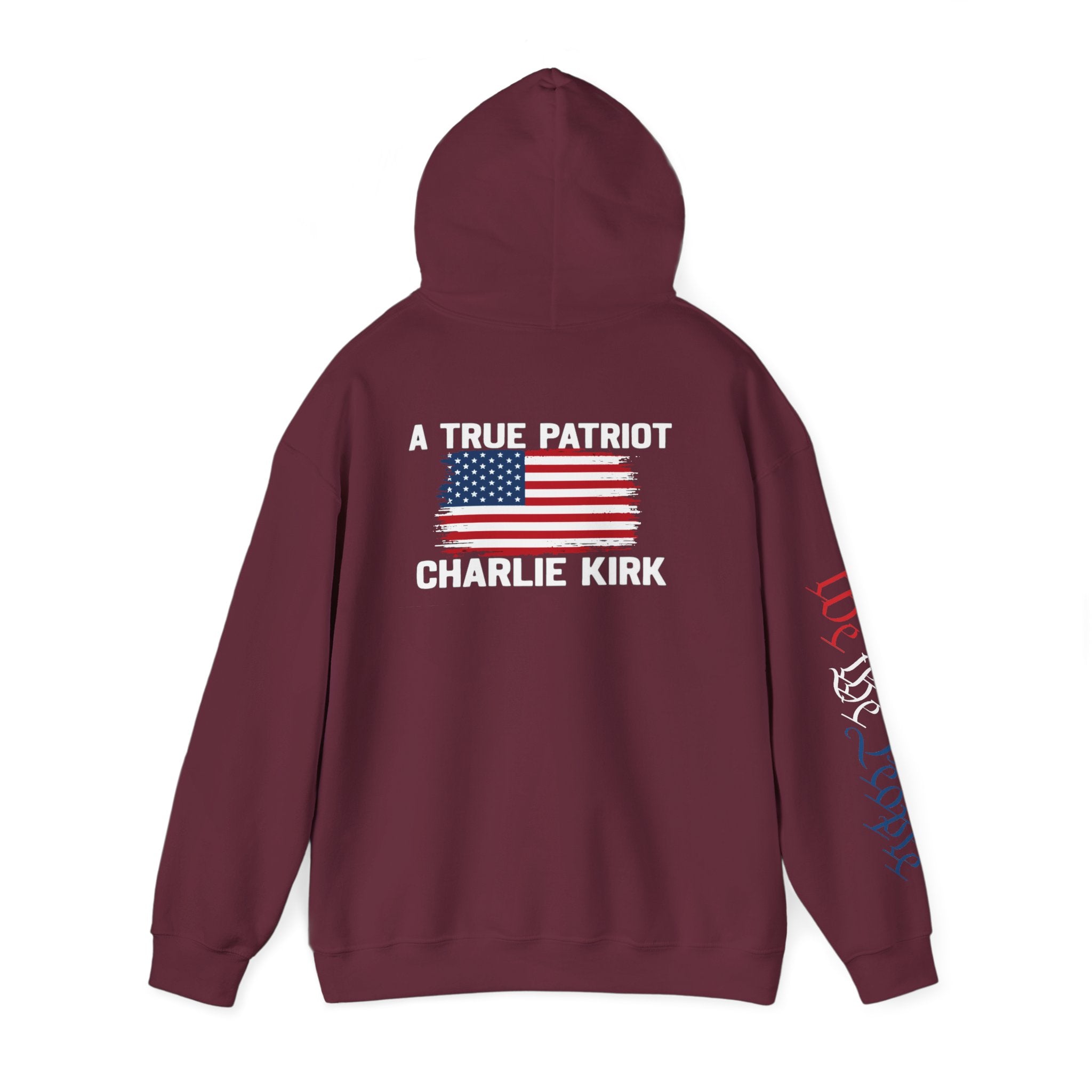 Charlie kirk Patriotic Hoodie Rebel Spirit Unisex Hoodie