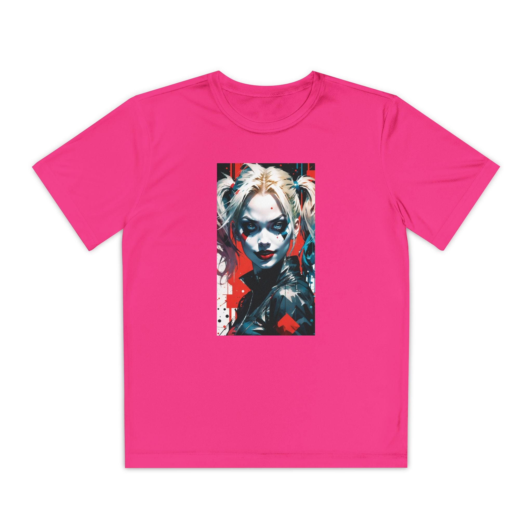 Superhero Youth T-Shirt Sports Graphic Tee, Cool Athletic Shirt for Kids