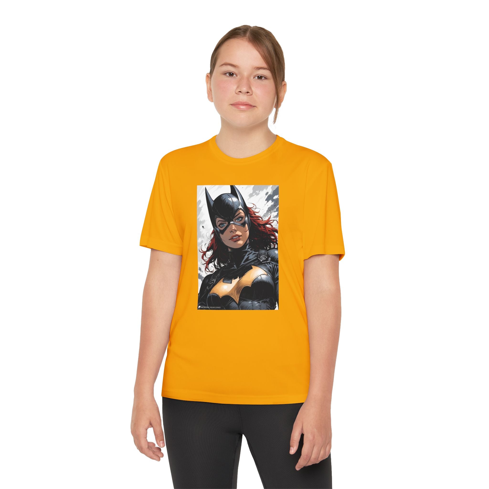 Superhero Youth T-Shirt Sports Graphic Tee, Cool Athletic Shirt for Kids