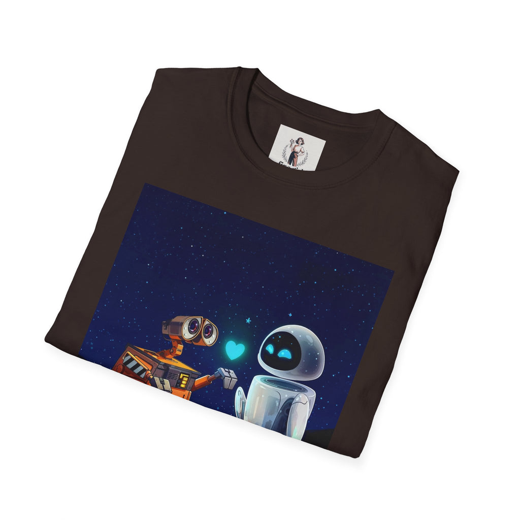 Wall-E Pixar Animation Unisex T-Shirt, Walt Disney Tee, Movie Lover Gift, Graphic Novelty Shirt, Cartoon Character Apparel