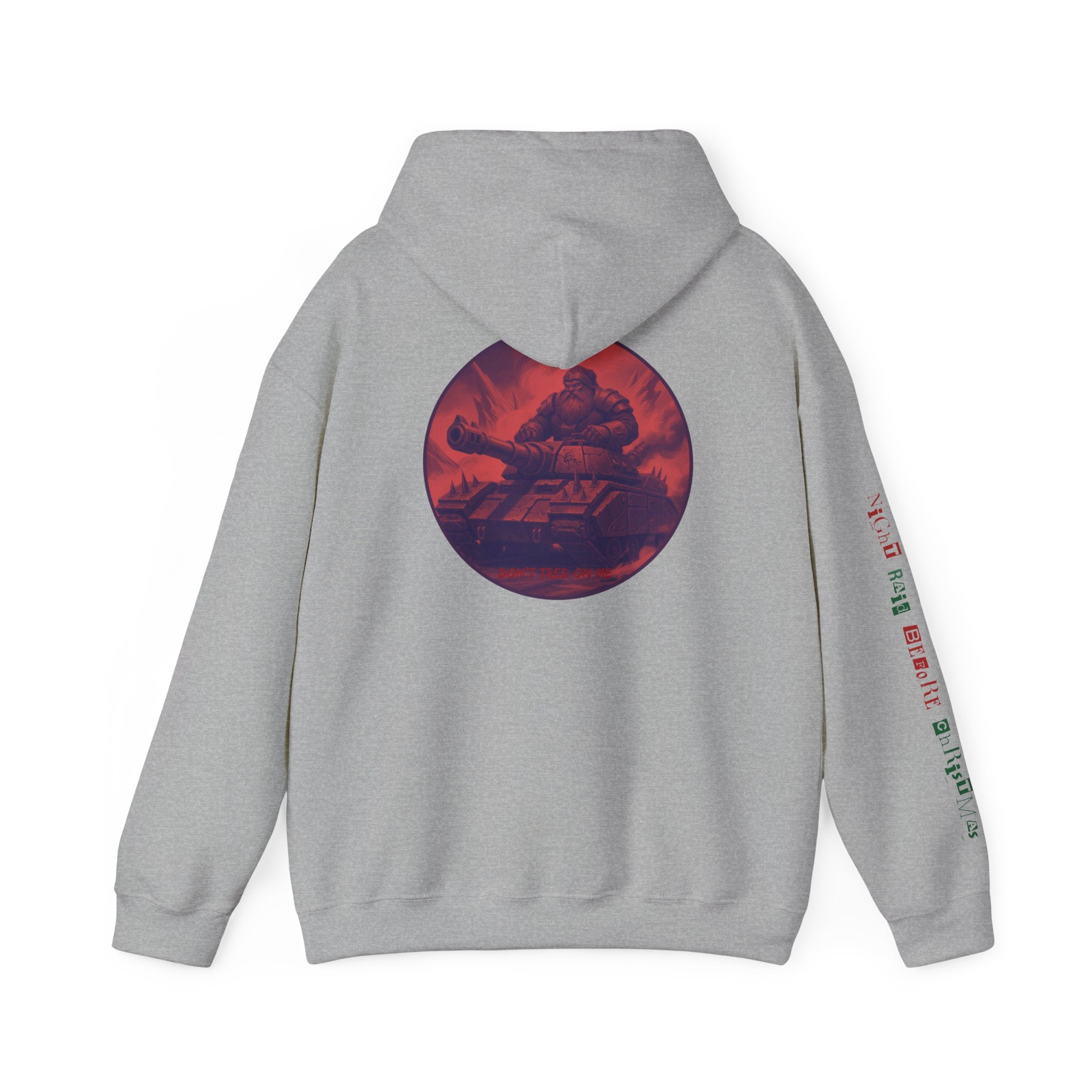 Santa Claus On A Tank Christmas Patriotic Hoodie Rebel Spirit Unisex Hoodie