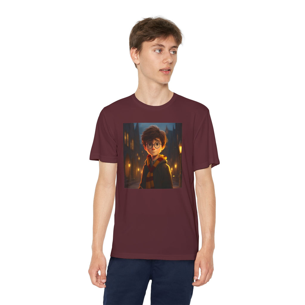 Youth Competitor Tee - Harry Potter, Wizard School Shirt, Magical Kids Top, Hogwarts Fan Gift, Sorcerer's Stone T-Shirt
