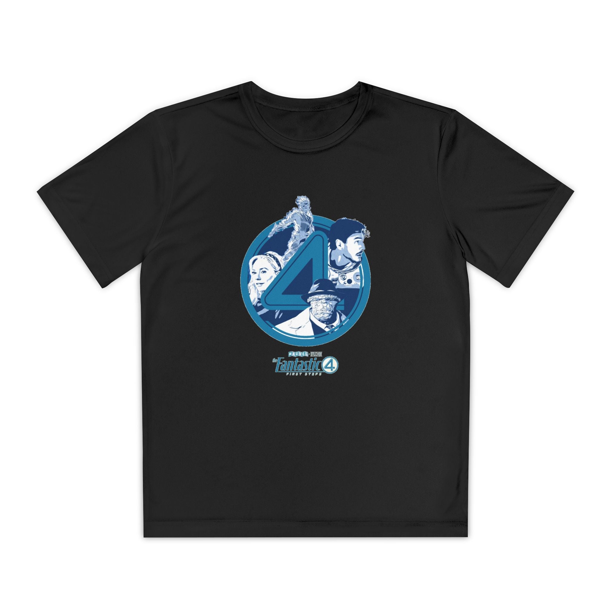 Fantastic 4 Youth T-Shirt Sports Graphic Tee, Cool Athletic Shirt for Kids, Perfect for Sports Events, Team Spirit