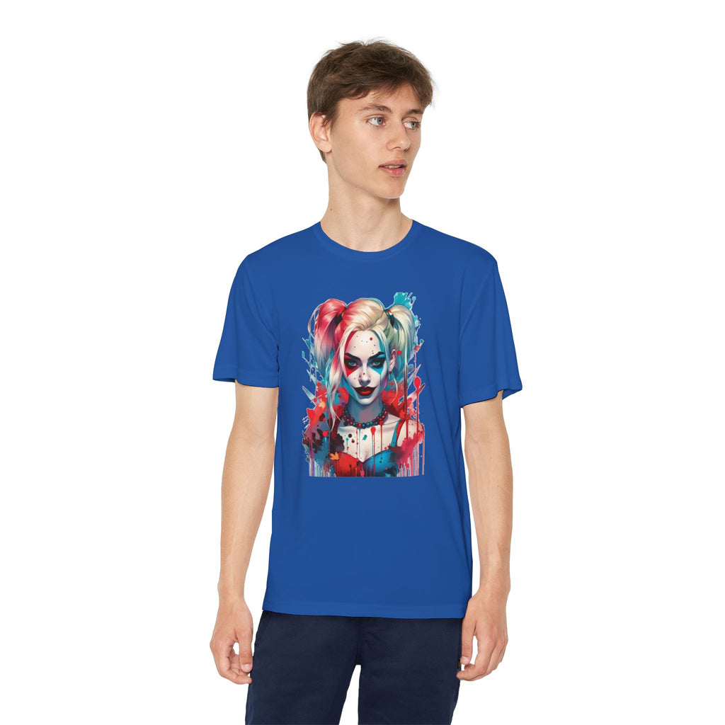 Superhero Youth T-Shirt Sports Graphic Tee, Cool Athletic Shirt for Kids