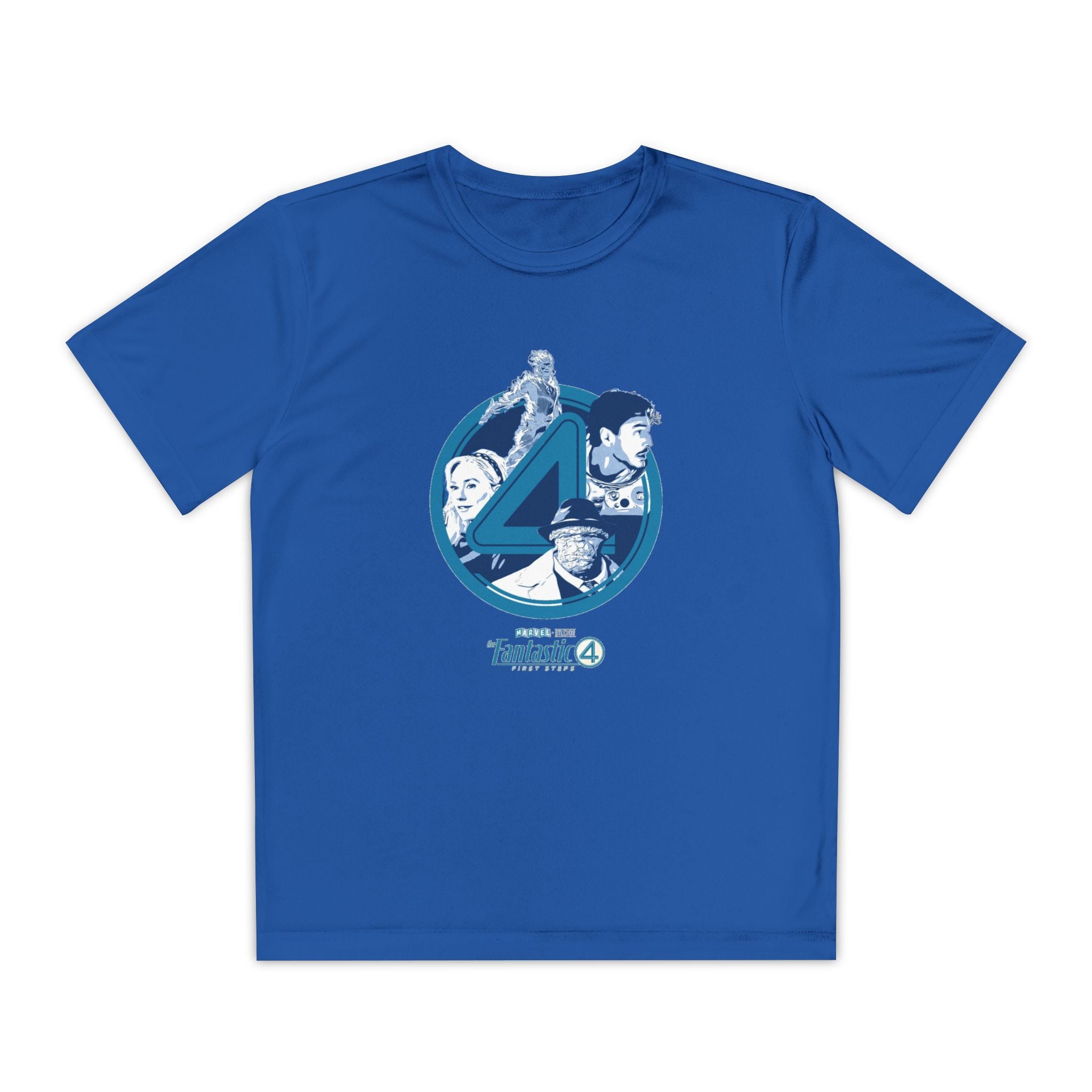 Fantastic 4 Youth T-Shirt Sports Graphic Tee, Cool Athletic Shirt for Kids, Perfect for Sports Events, Team Spirit