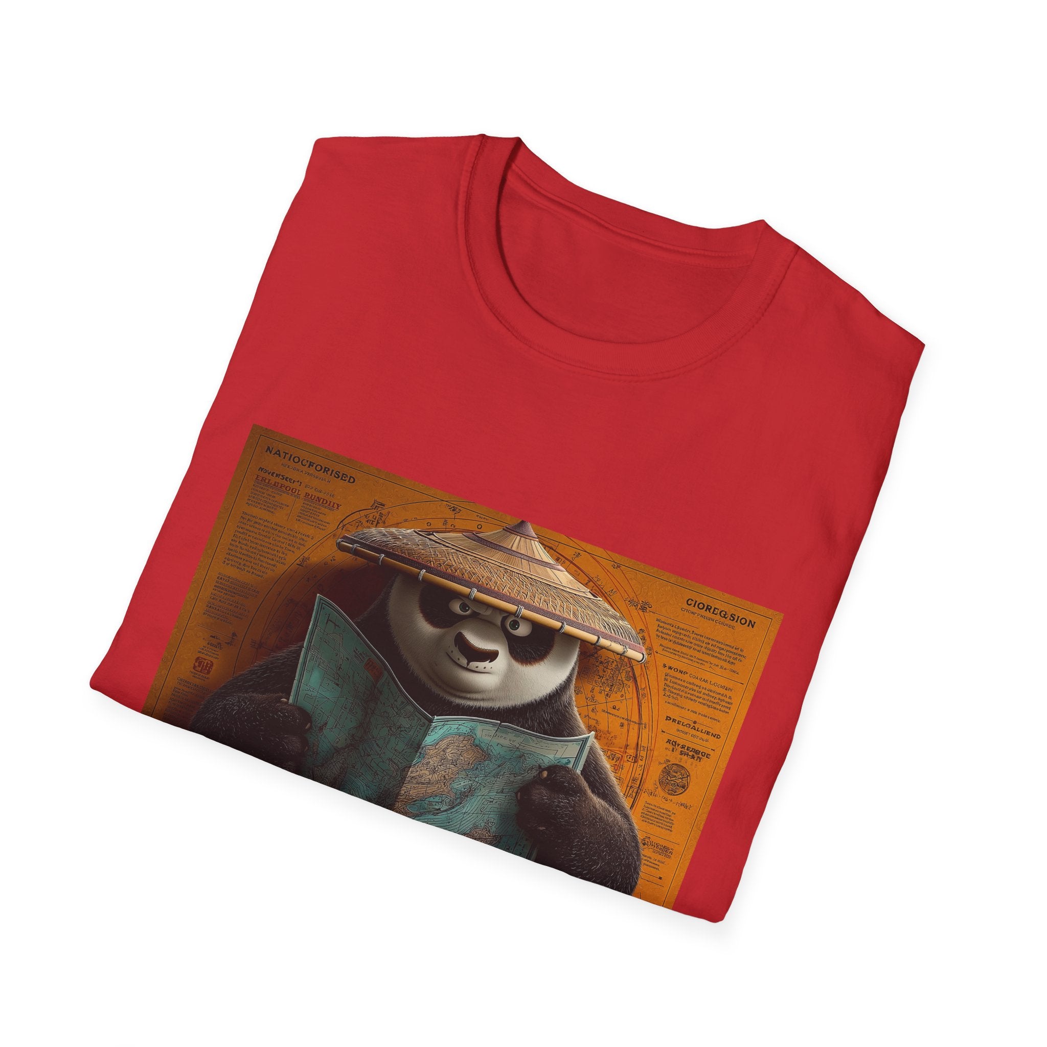 Kung Fu Panda Unisex Softstyle T-Shirt, DreamWorks Animation Youth Competitor Tee, Graphic Tee, Movie Fan Gift, Cult Classic Shirt, Comfy