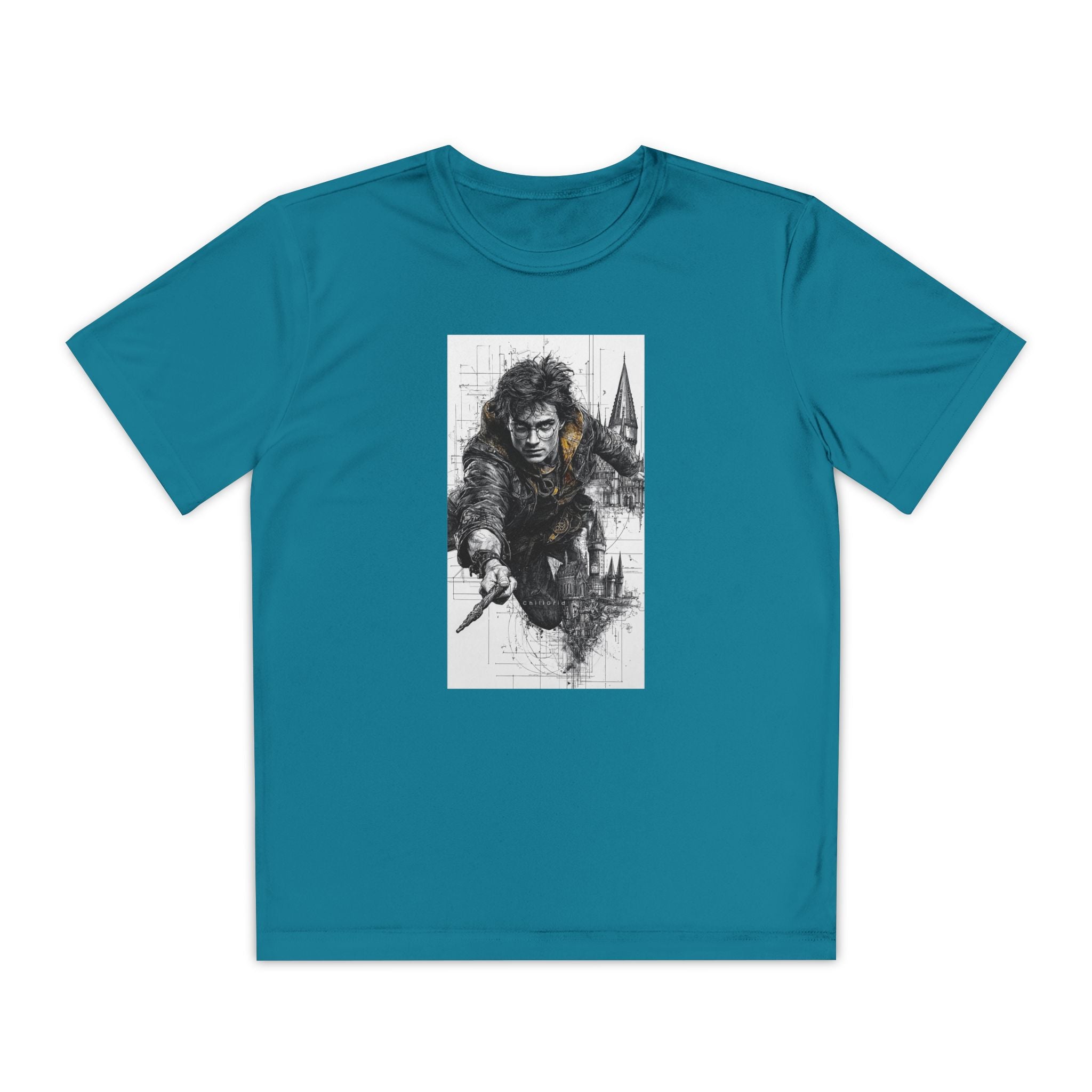 Youth Competitor Tee - Harry Potter, Wizard School Shirt, Magical Kids Top, Hogwarts Fan Gift, Sorcerer's Stone T-Shirt
