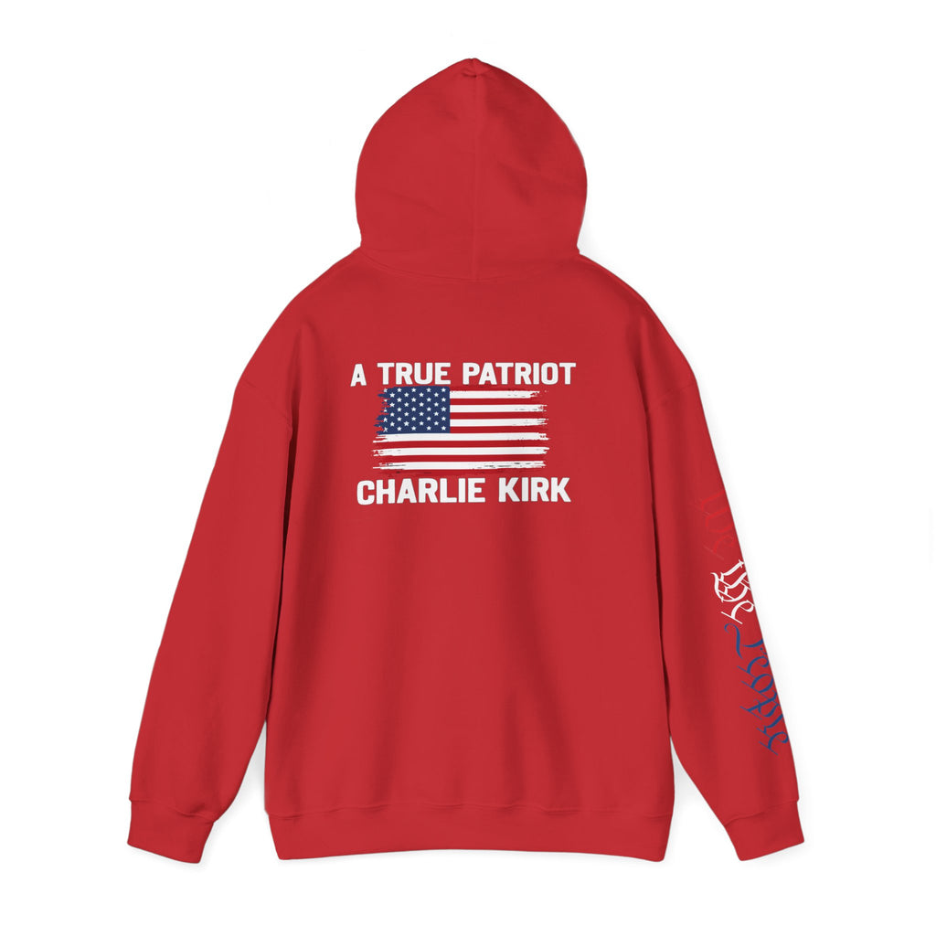 Charlie kirk Patriotic Hoodie Rebel Spirit Unisex Hoodie