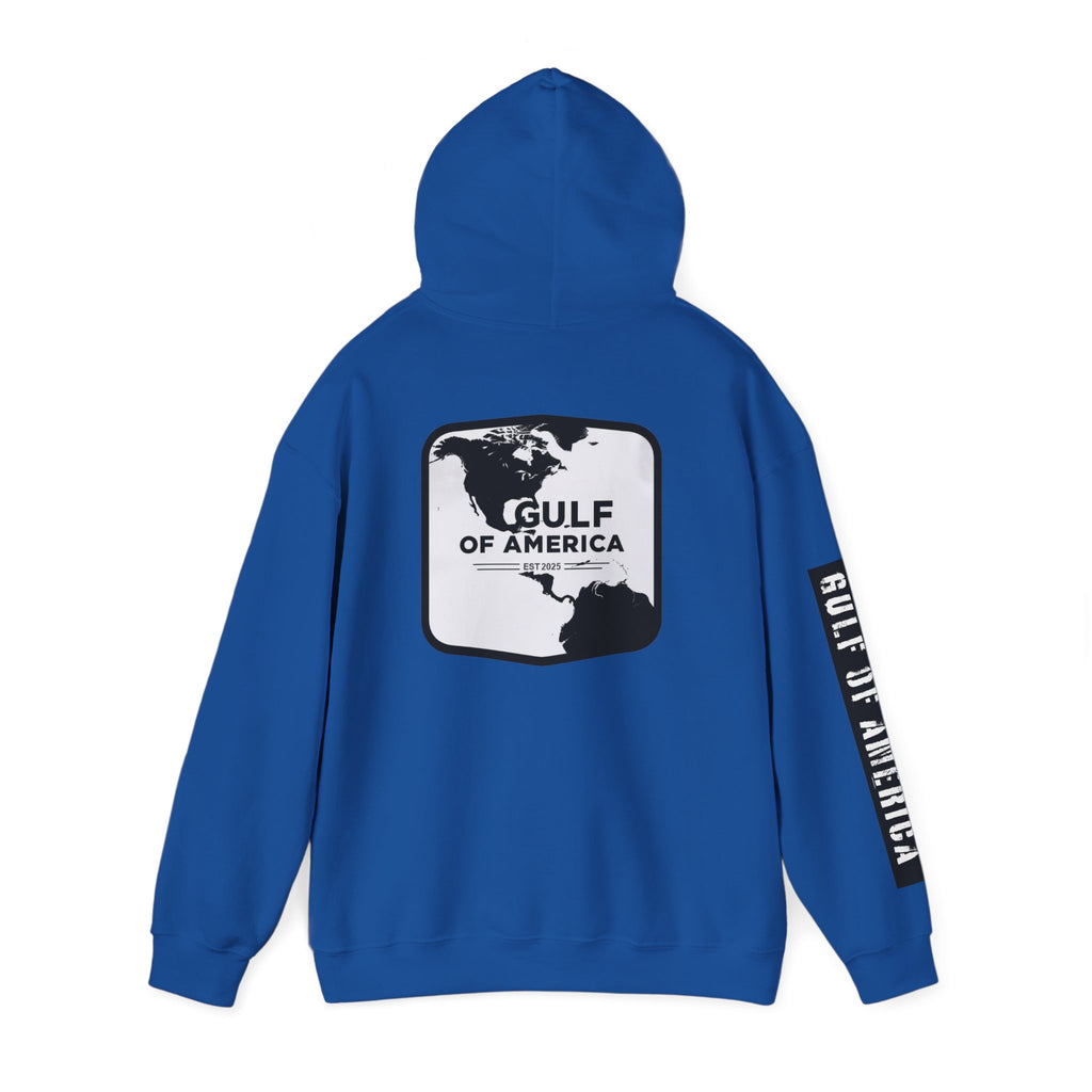 Gulf Of America Patriotic Hoodie, USA Patriotism Sweatshirt, American Flag Pullover, Independence Day Apparel, Fourth of July Gift