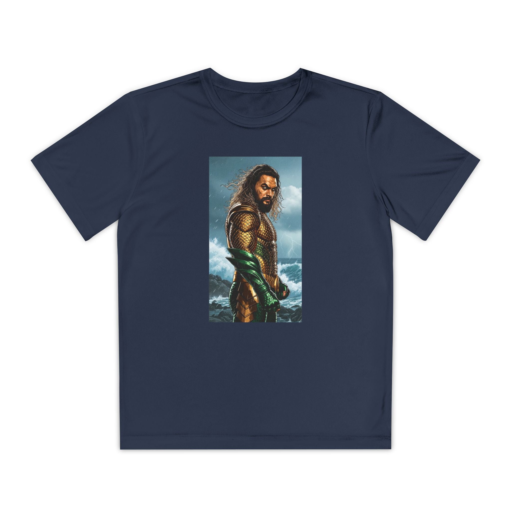 Aquaman Superhero Youth Tee, Kids Superhero Shirt, Child Aquaman T-shirt, Comic Book Tee, Superhero Fan Gift