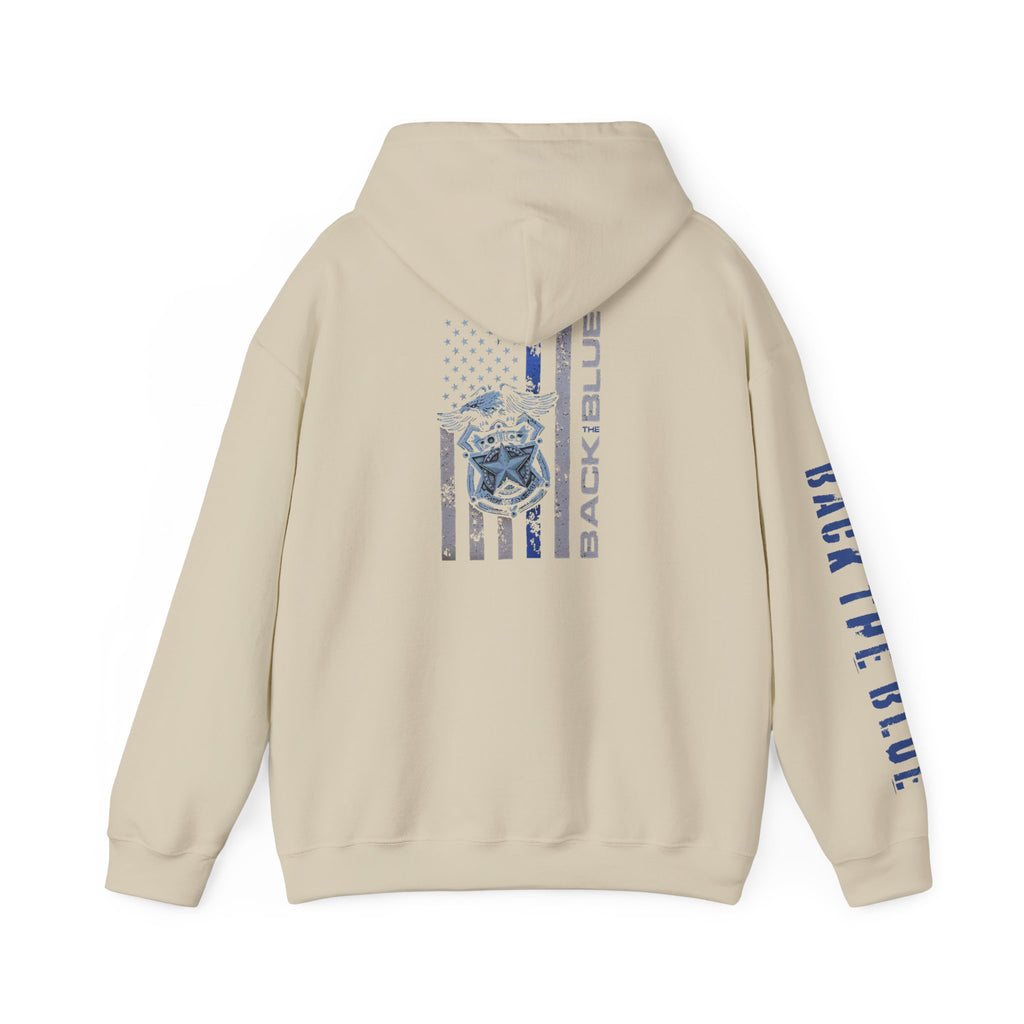Patriotic Hoodie - Thin Blue Line Unisex Blend