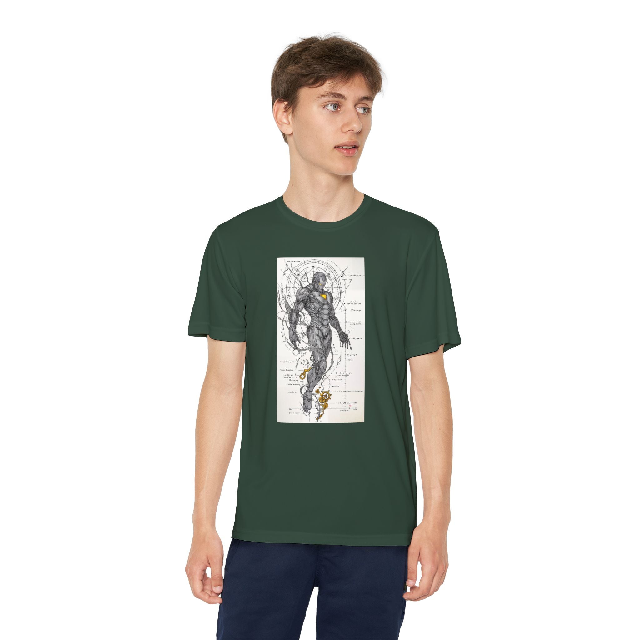 Superhero Youth T-Shirt Sports Graphic Tee, Cool Athletic Shirt for Kids