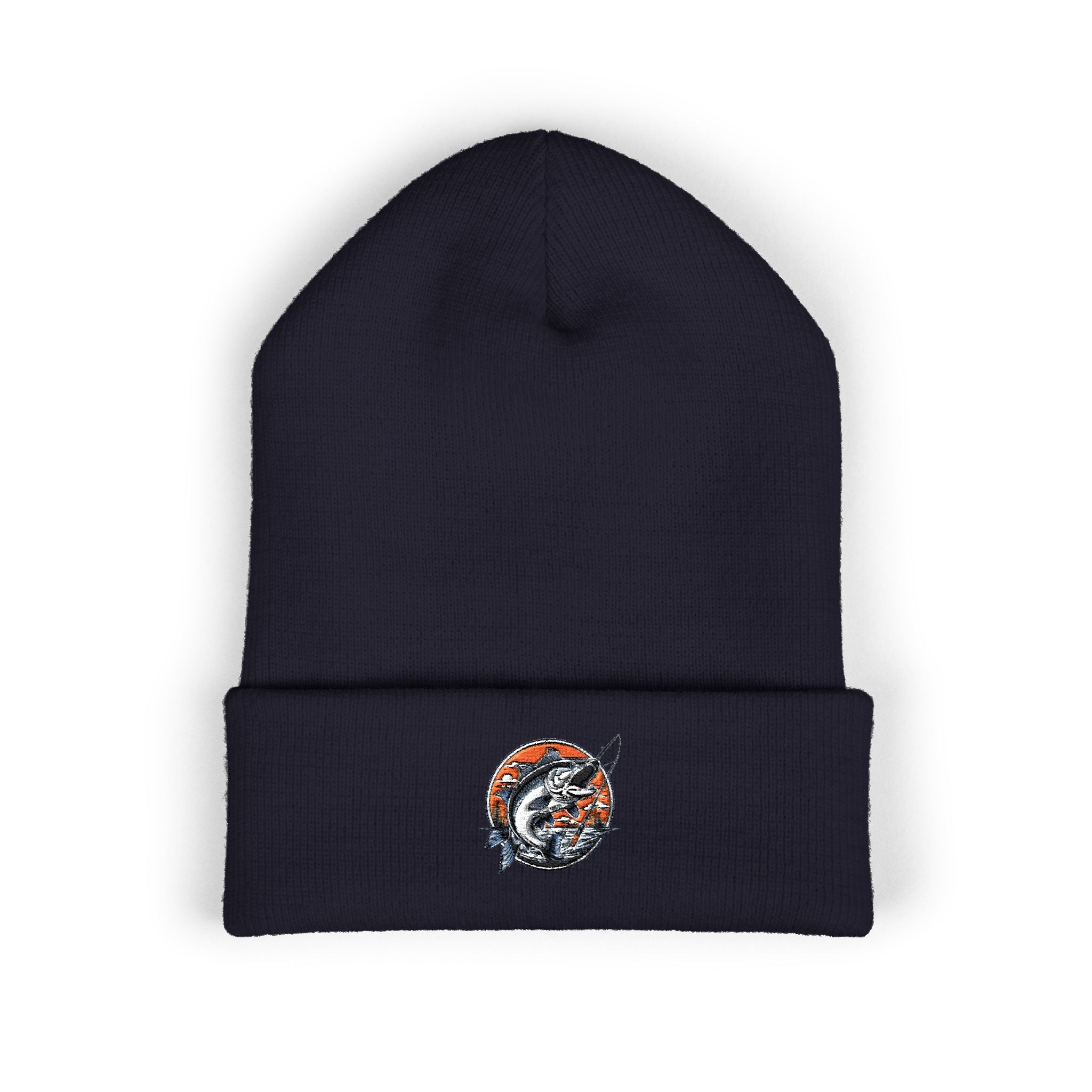 Embroidered Fishing Beanie, Fisherman Gift, Outdoor Apparel, Fishing Gear, Angler Hat, Fishing Lure Beanie