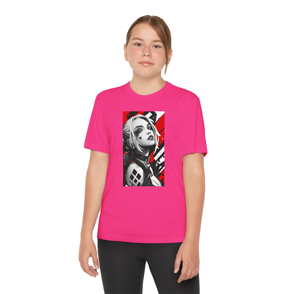 Superhero Youth T-Shirt Sports Graphic Tee, Cool Athletic Shirt for Kids