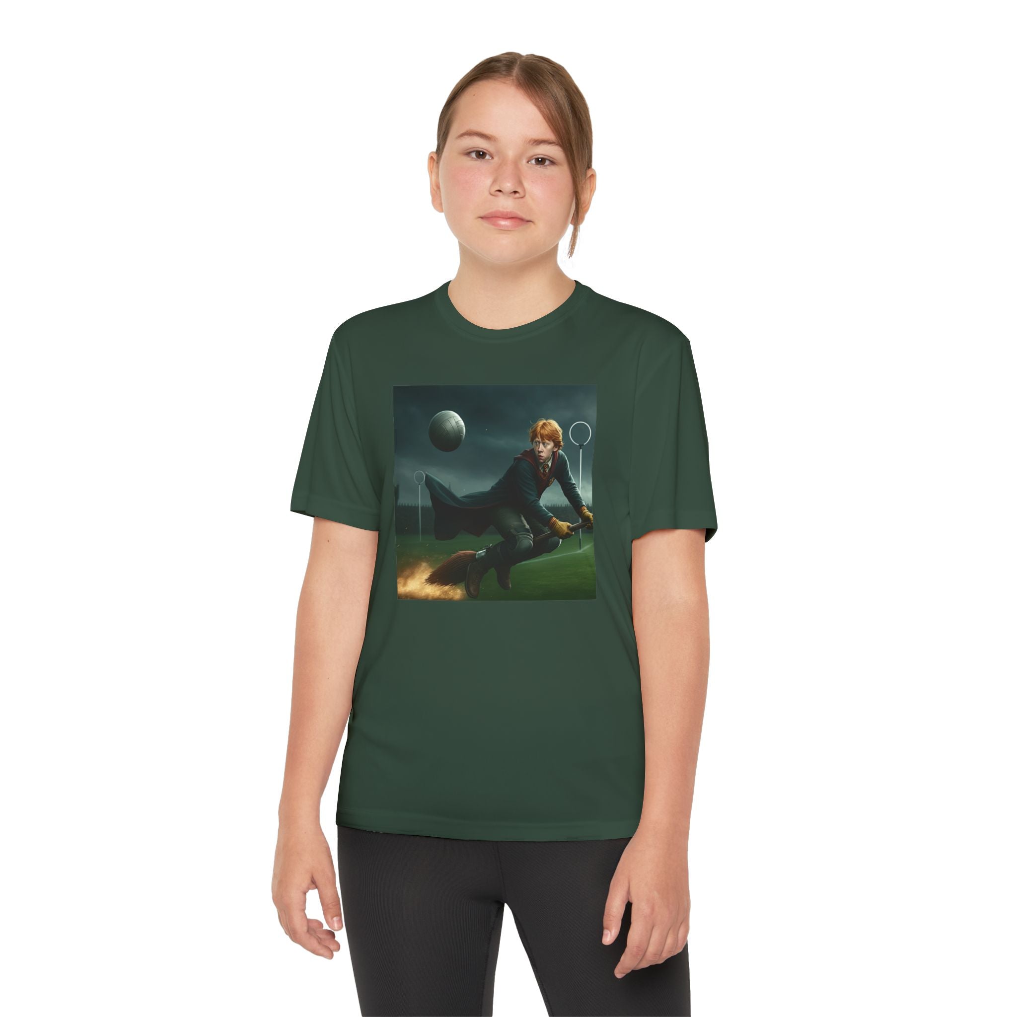 Youth Competitor Tee - Harry Potter, Wizard School Shirt, Magical Kids Top, Hogwarts Fan Gift, Sorcerer's Stone T-Shirt