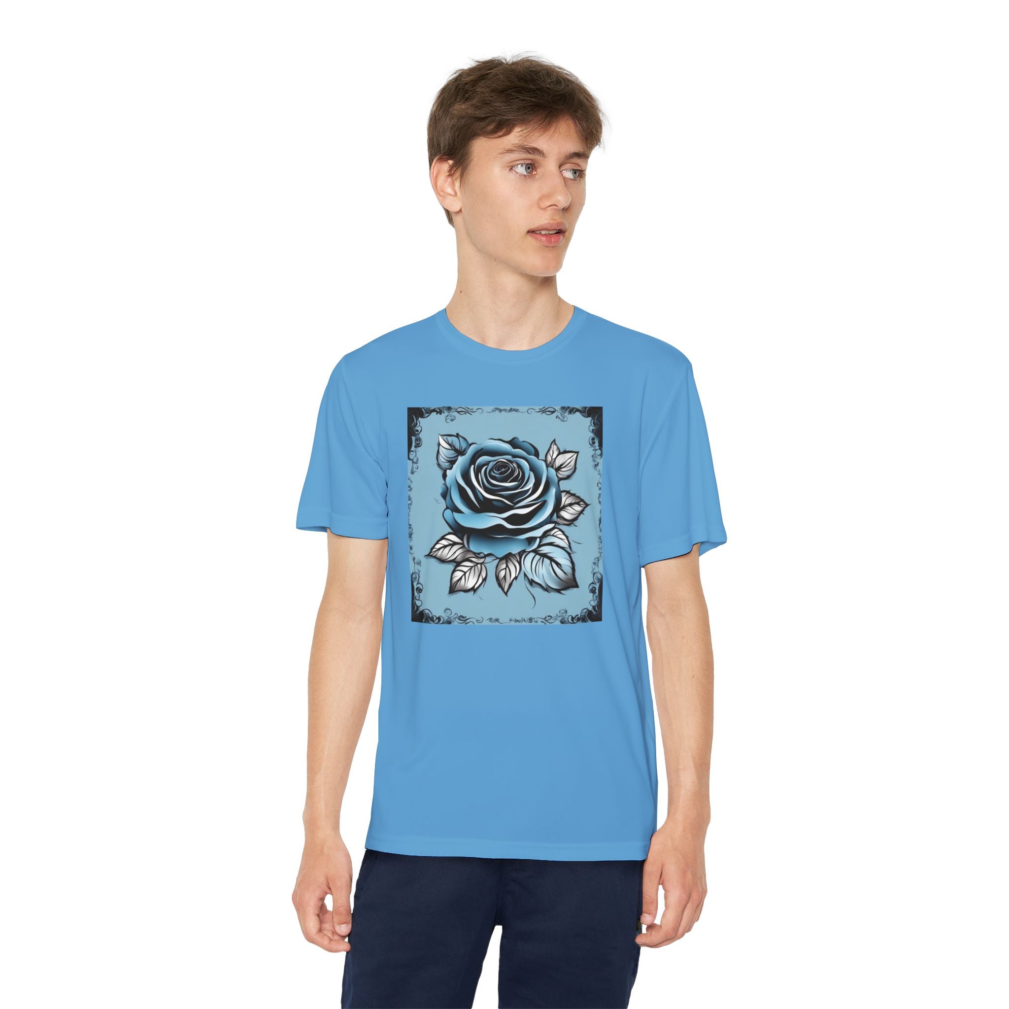 Flower Youth Tshirt, Girls Floral Tee, Kids Spring Shirt, Children's Botanical Top, Teen Blossom T-Shirt