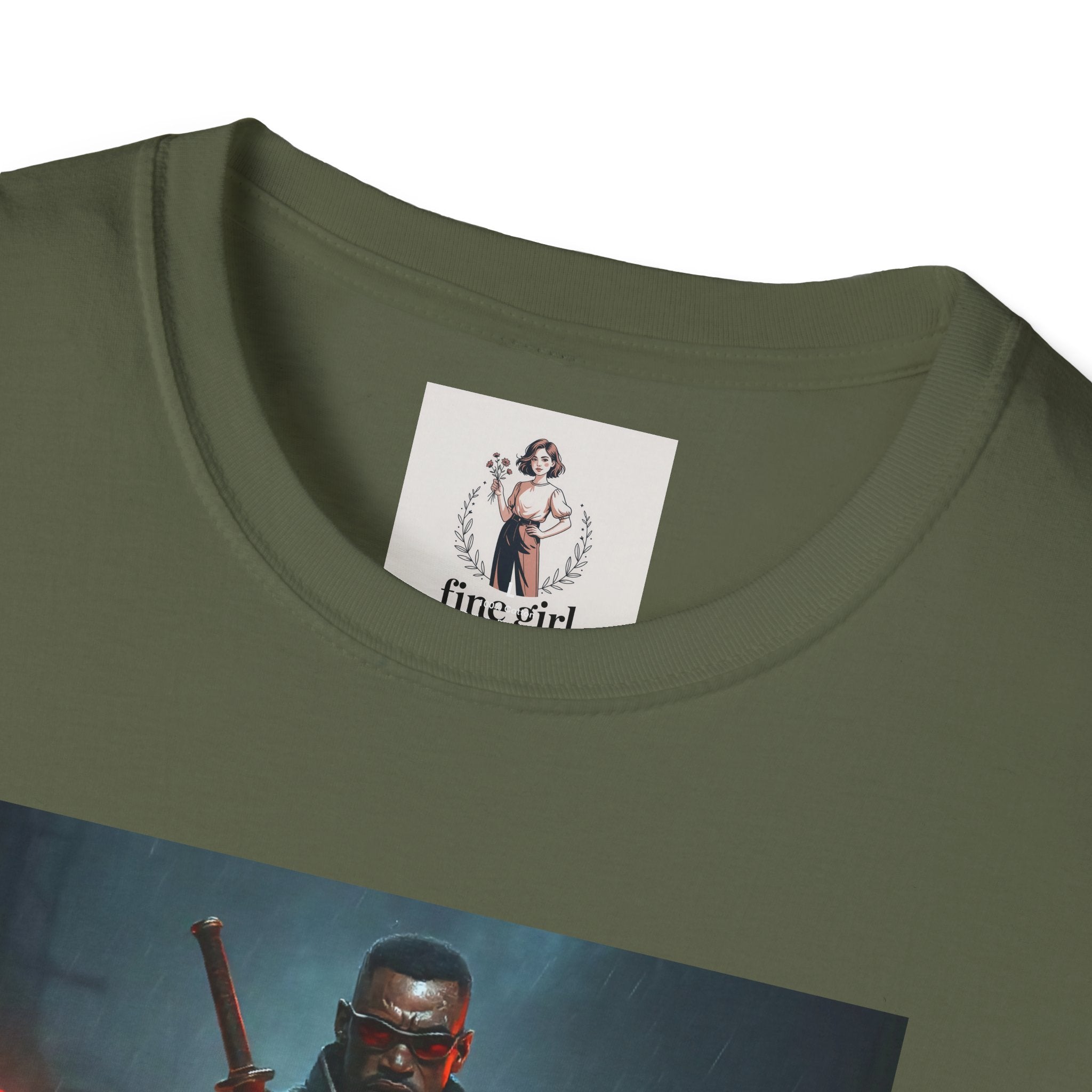 Blade Superhero Marvel Unisex Softstyle T-Shirt, Comic Book Tee, Geeky Clothing, Cosplay Costume Top