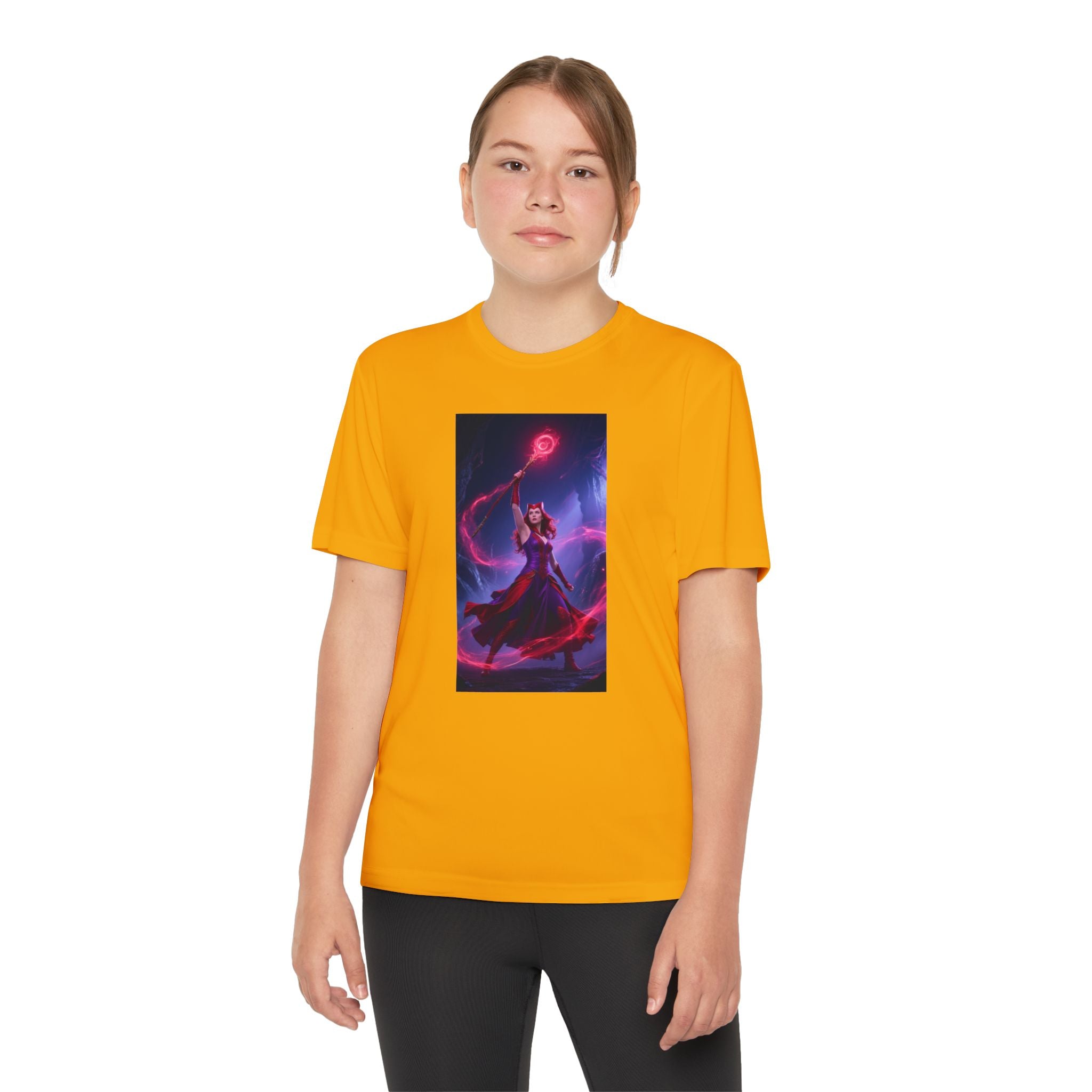 Superhero Youth T-Shirt Sports Graphic Tee, Cool Athletic Shirt for Kids