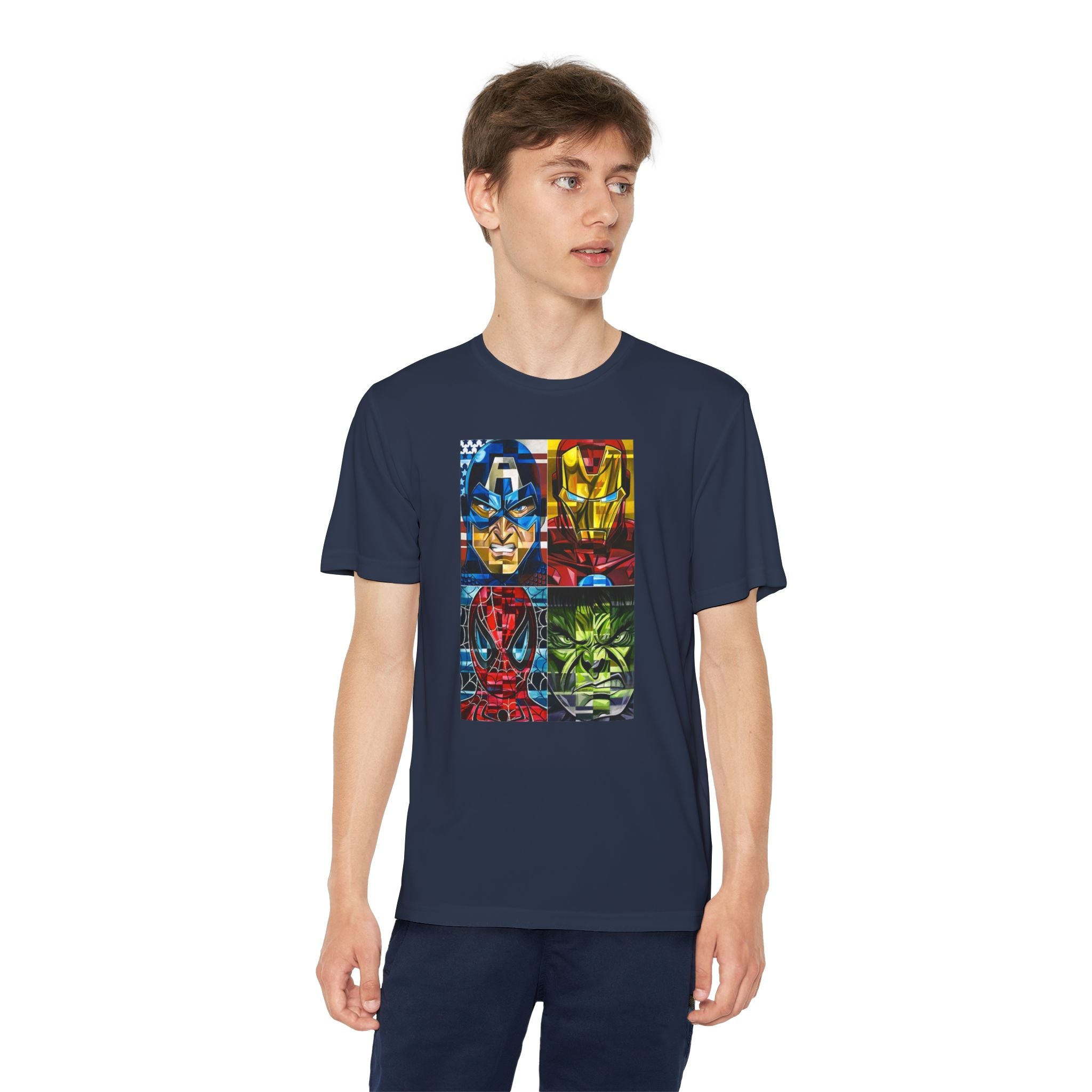 Advengers Youth T-Shirt Sports Graphic Tee, Cool Athletic Shirt for Kids, Perfect for Sports Events, Team Spirit