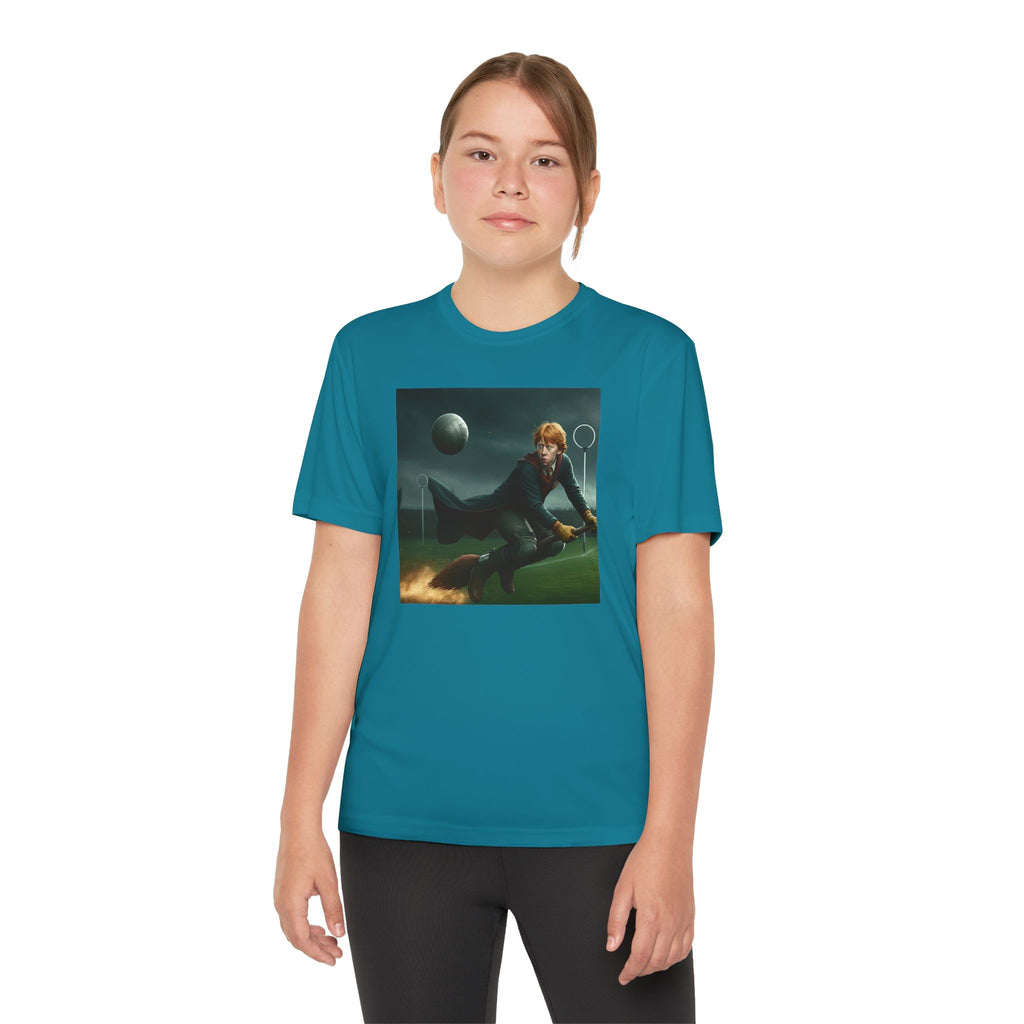 Youth Competitor Tee - Harry Potter, Wizard School Shirt, Magical Kids Top, Hogwarts Fan Gift, Sorcerer's Stone T-Shirt