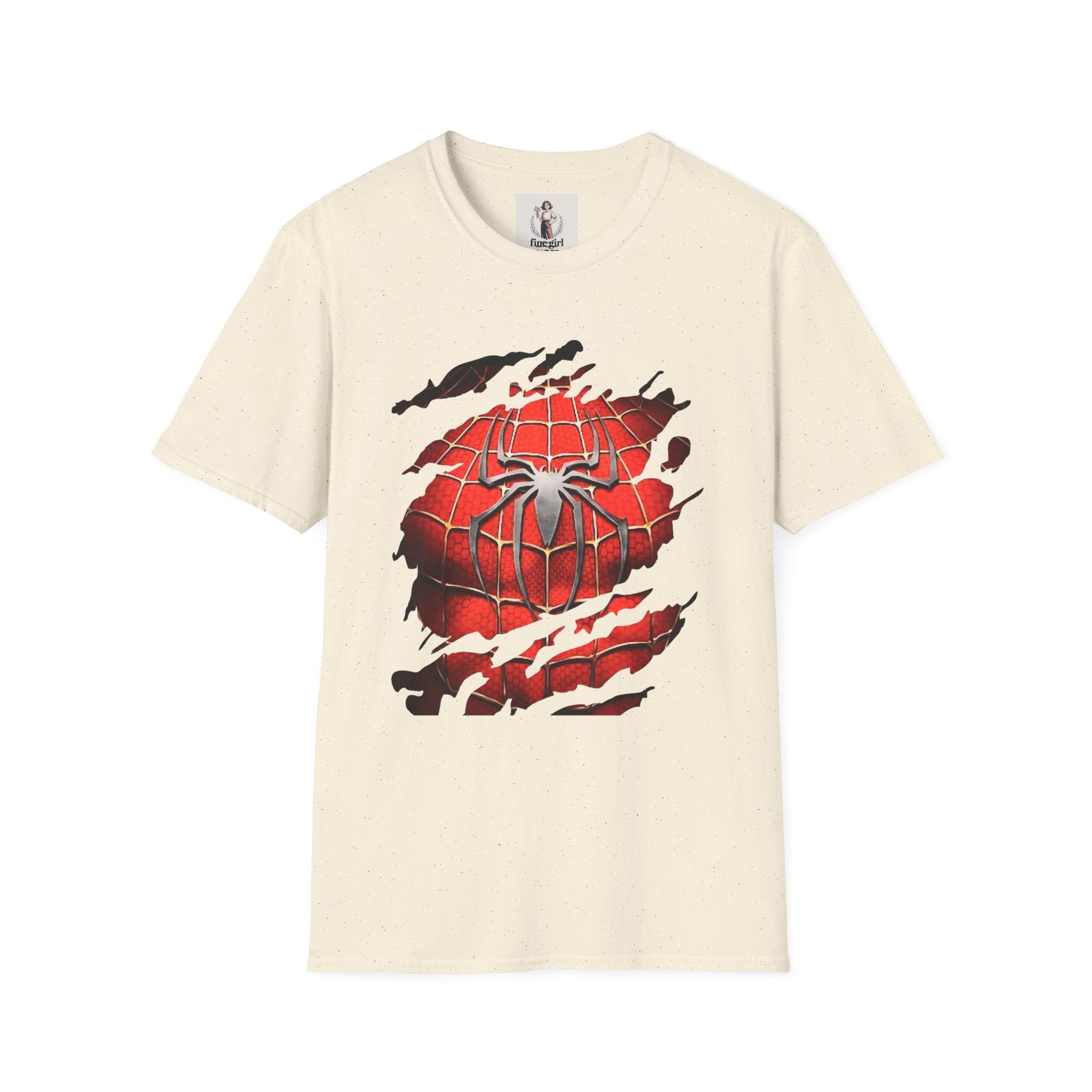 Spiderman Superhero Marvel Unisex Softstyle T-Shirt, Comic Book Tee, Geeky Clothing, Cosplay Costume Top