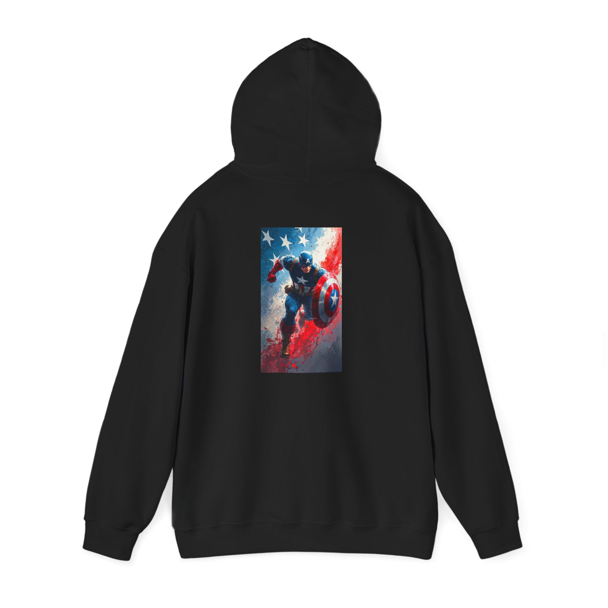 Hooded Sweatshirt - Captain America Design