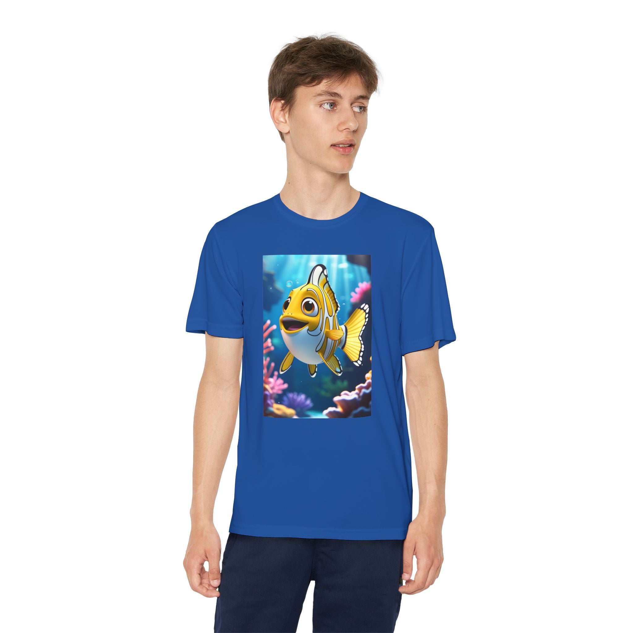 Nemo Fish Ocean Youth T-Shirt - Underwater Kids Tee, Finding Nemo Shirt, Beach Vacation Clothing, Ocean Lover Gift, Fish Theme Top