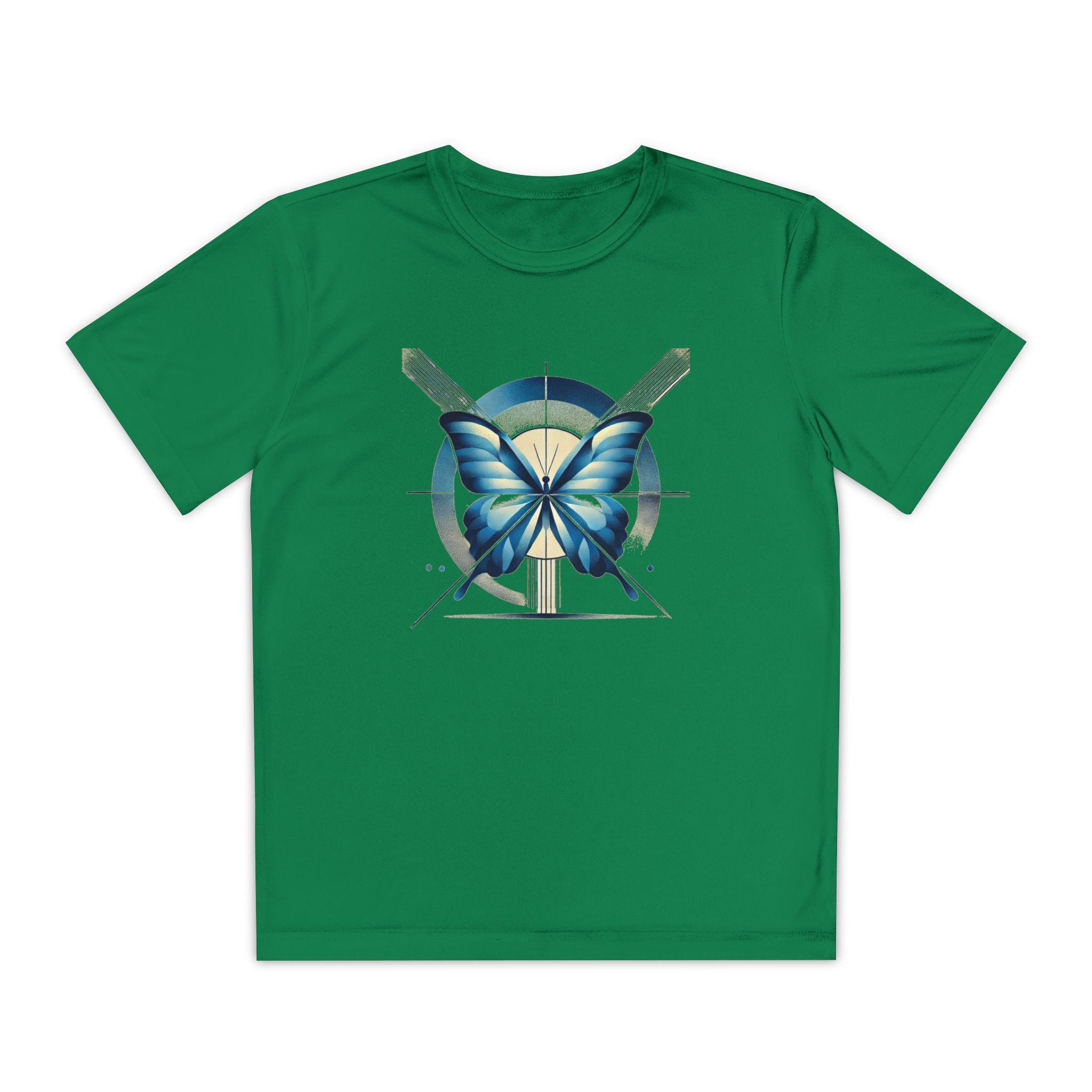 Butterffy Youth T-Shirt Sports Graphic Tee, Cool Athletic Shirt for Kids, Perfect for Sports Events, Team Spirit