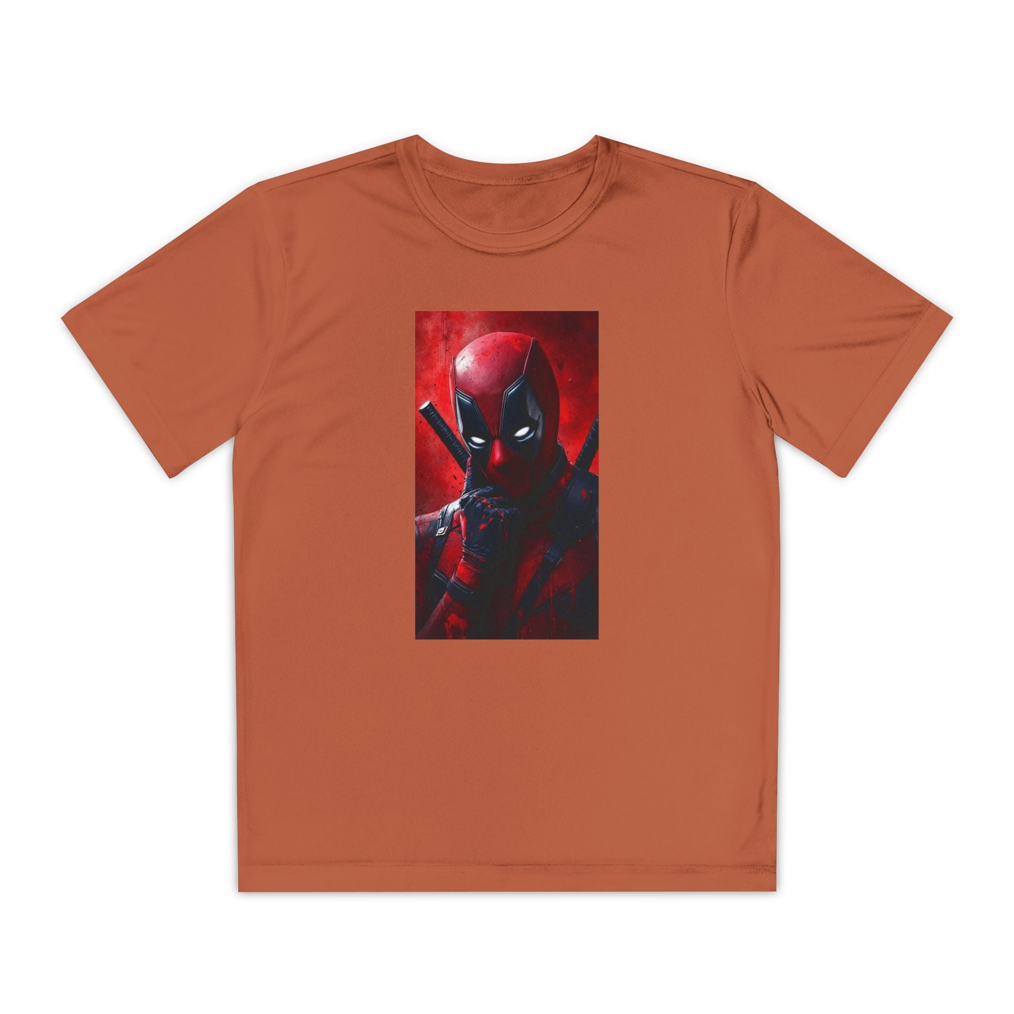 Deadpool Superhero Marvel Patriotic, Kids Graphic T-Shirt, Boys Hero Top, Girls Comic Book Clothing, Birthday