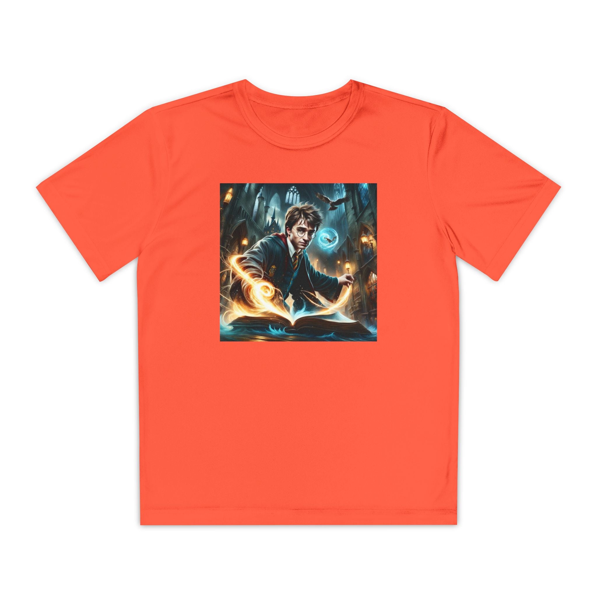 Youth Competitor Tee - Harry Potter, Wizard School Shirt, Magical Kids Top, Hogwarts Fan Gift, Sorcerer's Stone T-Shirt