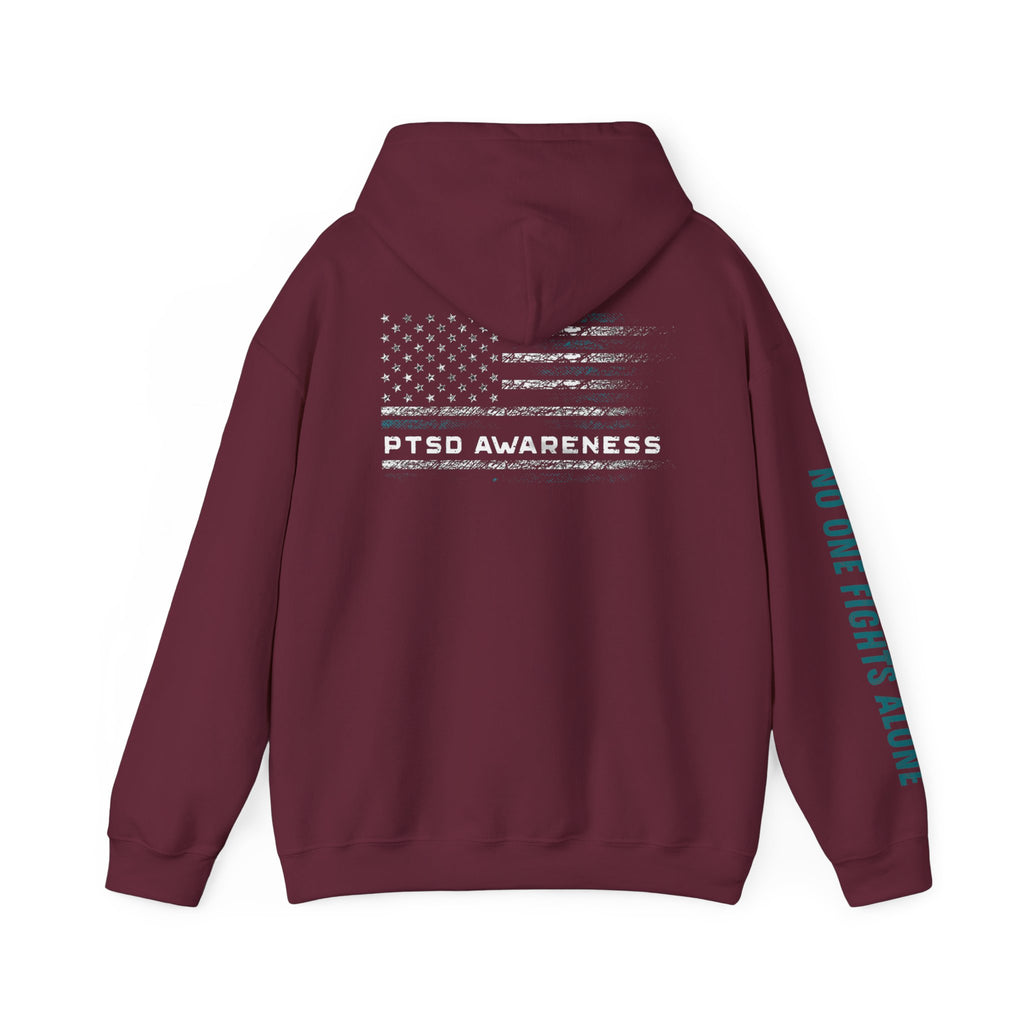 PTSD Aweness Patriotic Hoodie